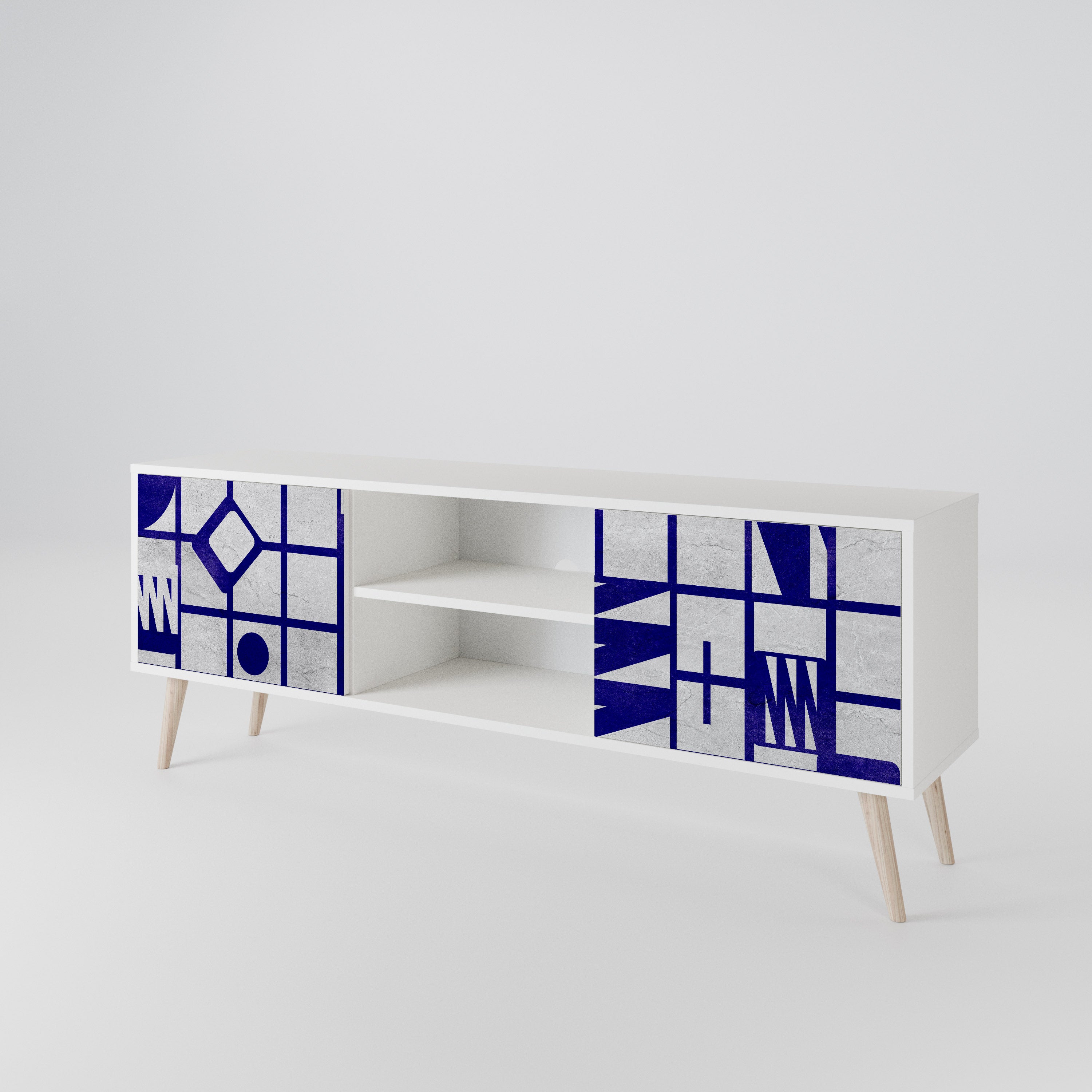 THE RIGHT PLACES 2-Door TV Cabinet
