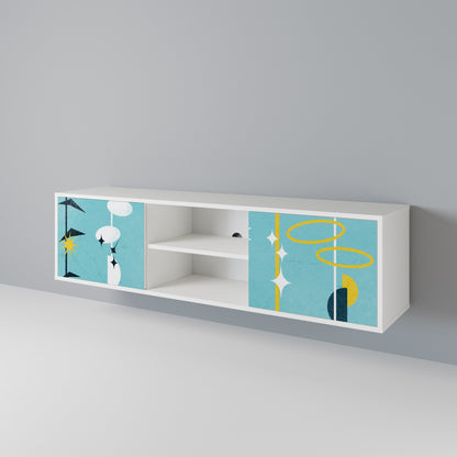 PATHS TO HAPPINESS 2-Door TV Cabinet