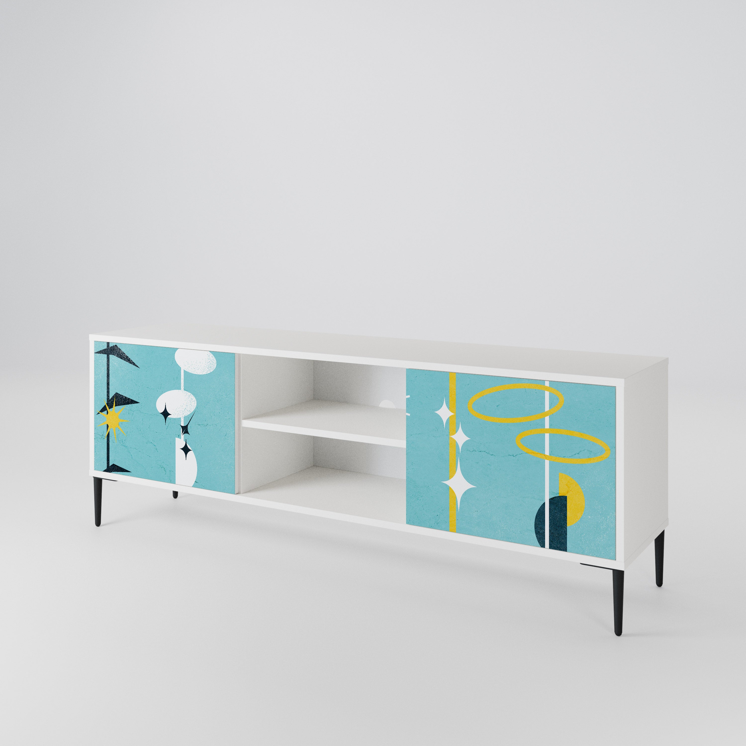 PATHS TO HAPPINESS 2-Door TV Cabinet