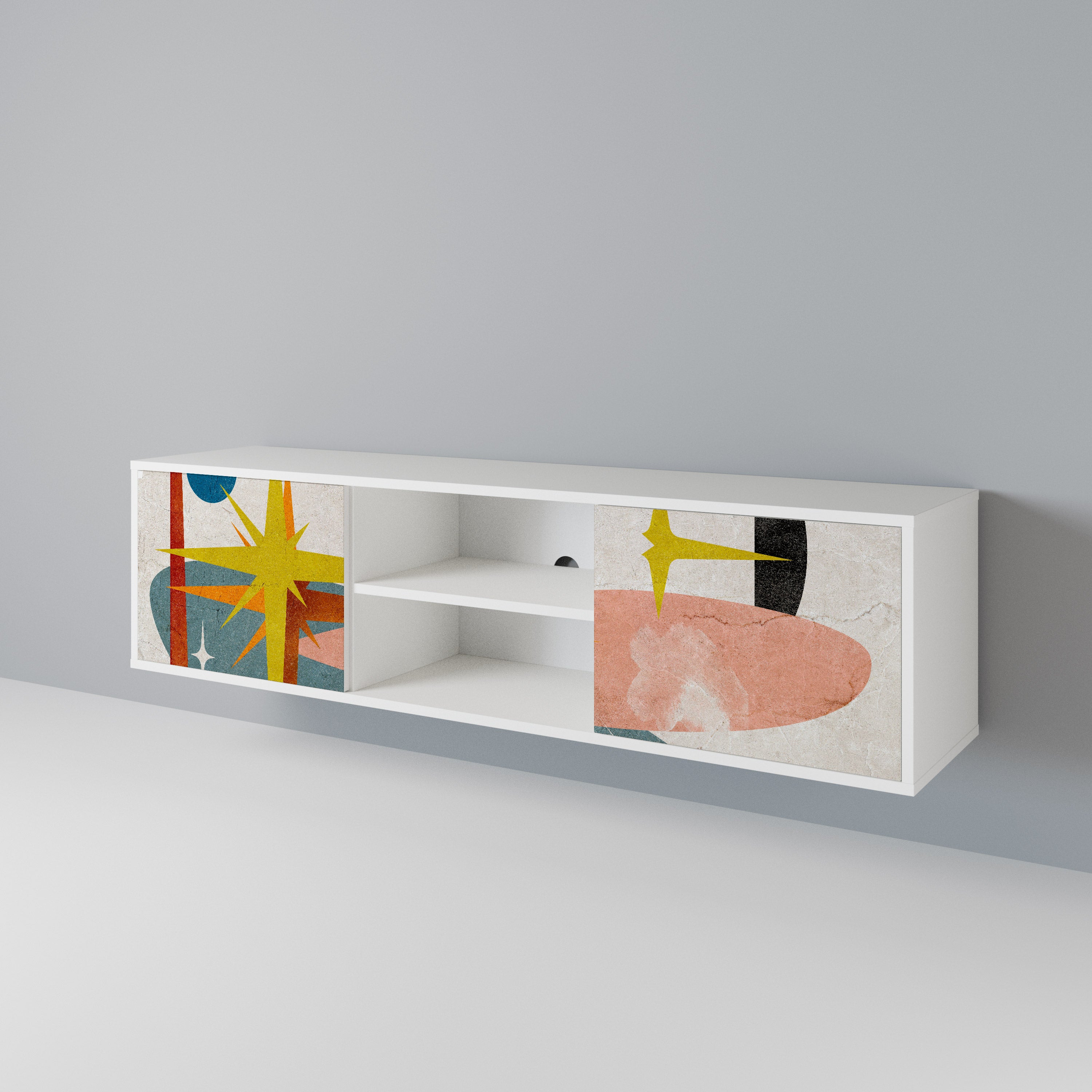 INTERSTELLAR VIBES 2-Door TV Cabinet