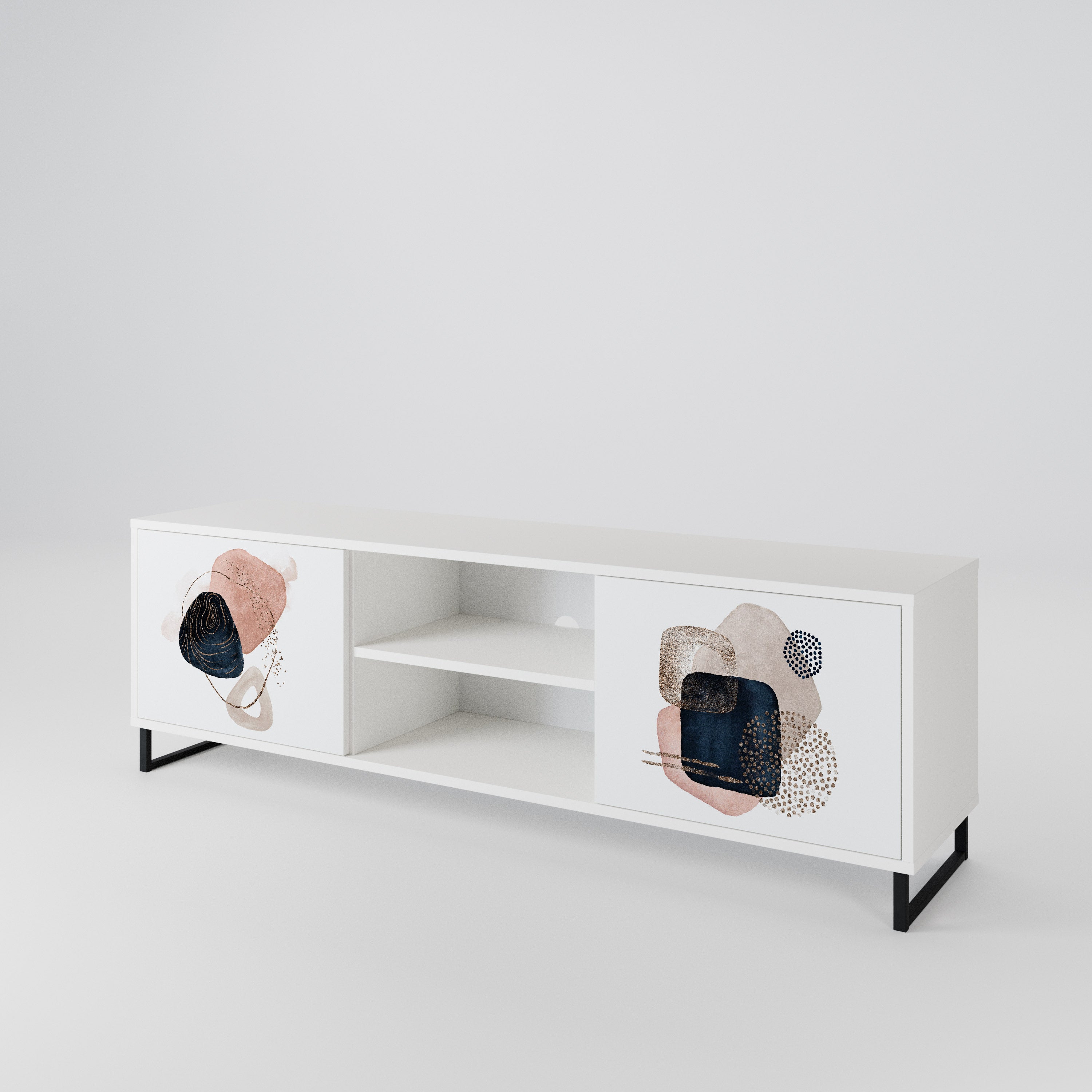 COLORFUL SHAPES 2-Door TV Cabinet