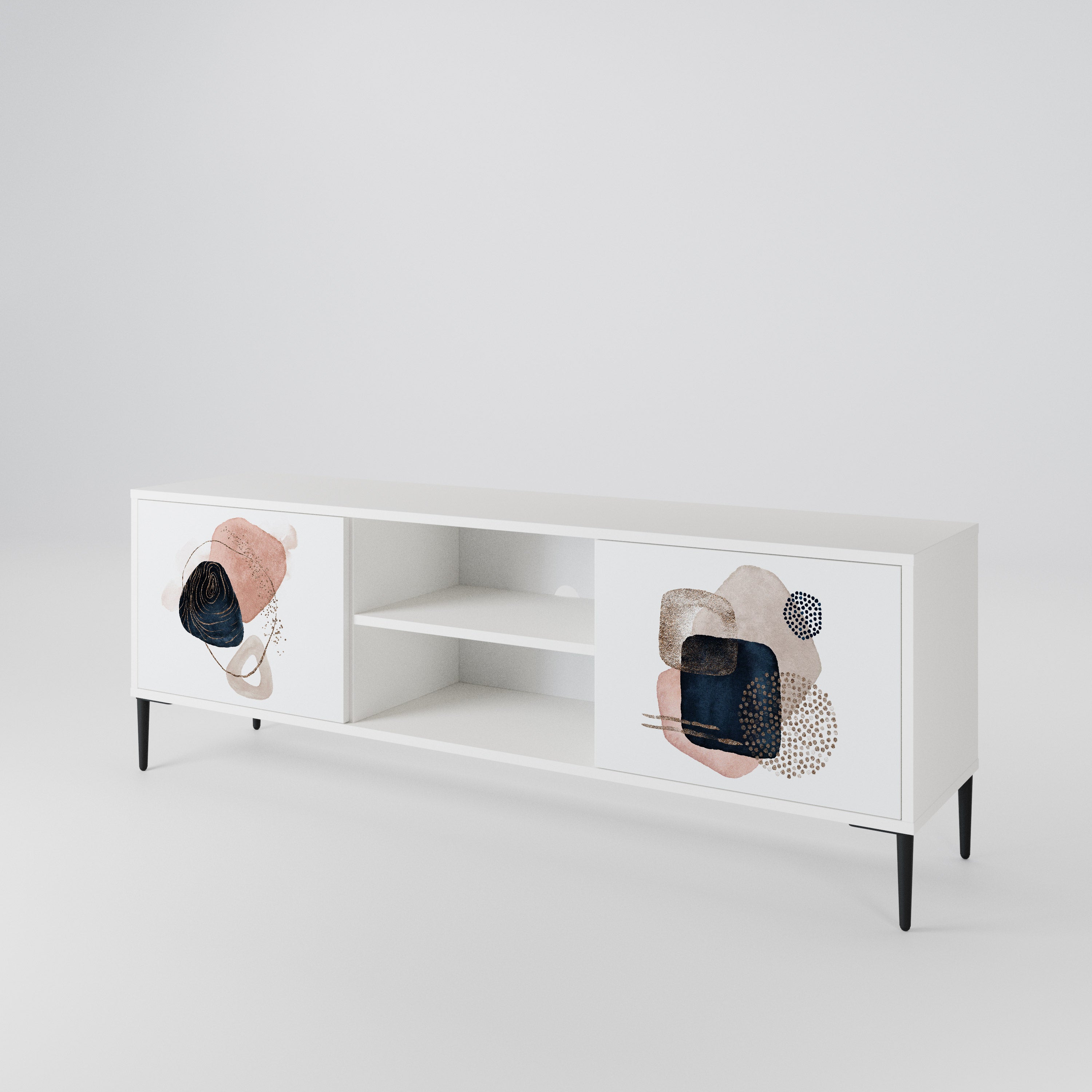 COLORFUL SHAPES 2-Door TV Cabinet