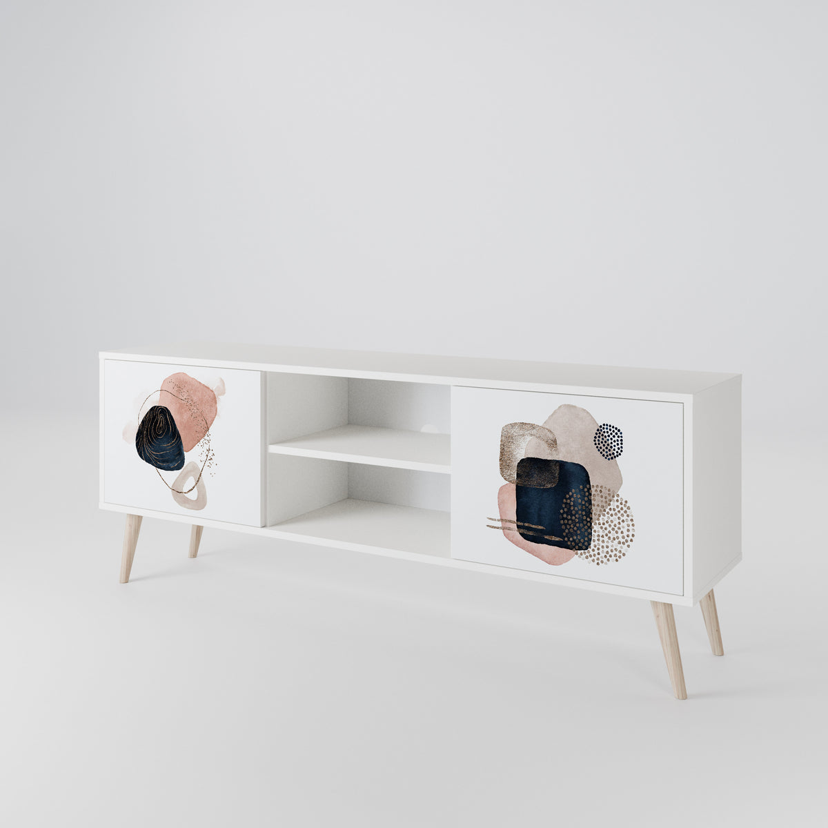 COLORFUL SHAPES 2-Door TV Cabinet