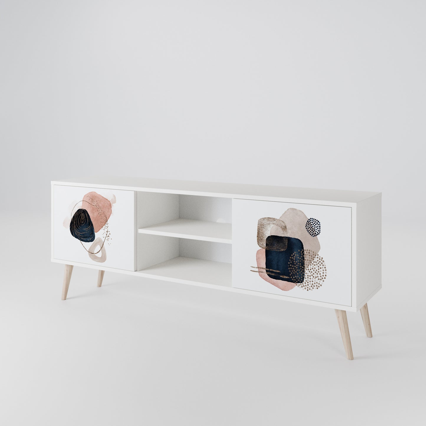 COLORFUL SHAPES 2-Door TV Cabinet