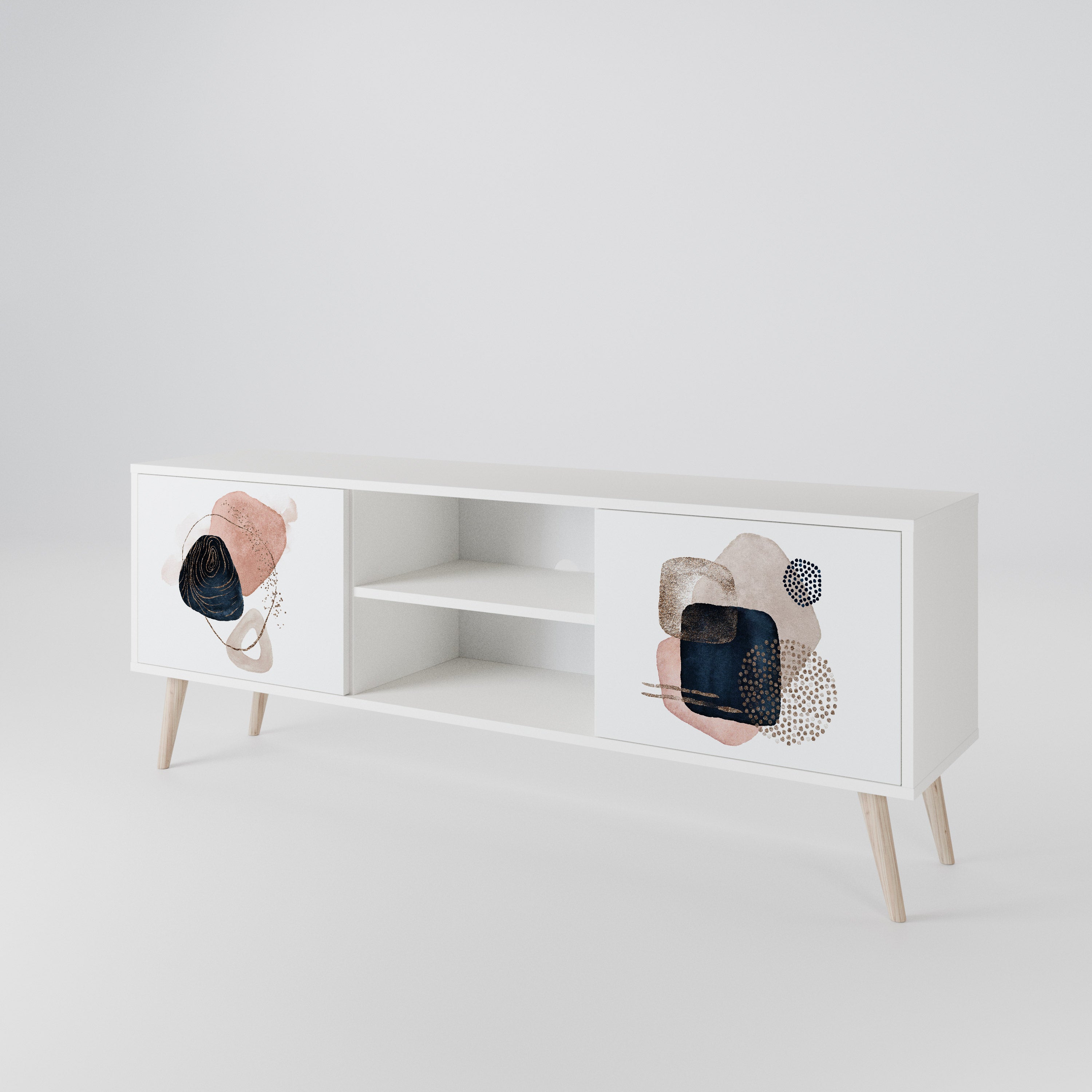 COLORFUL SHAPES 2-Door TV Cabinet
