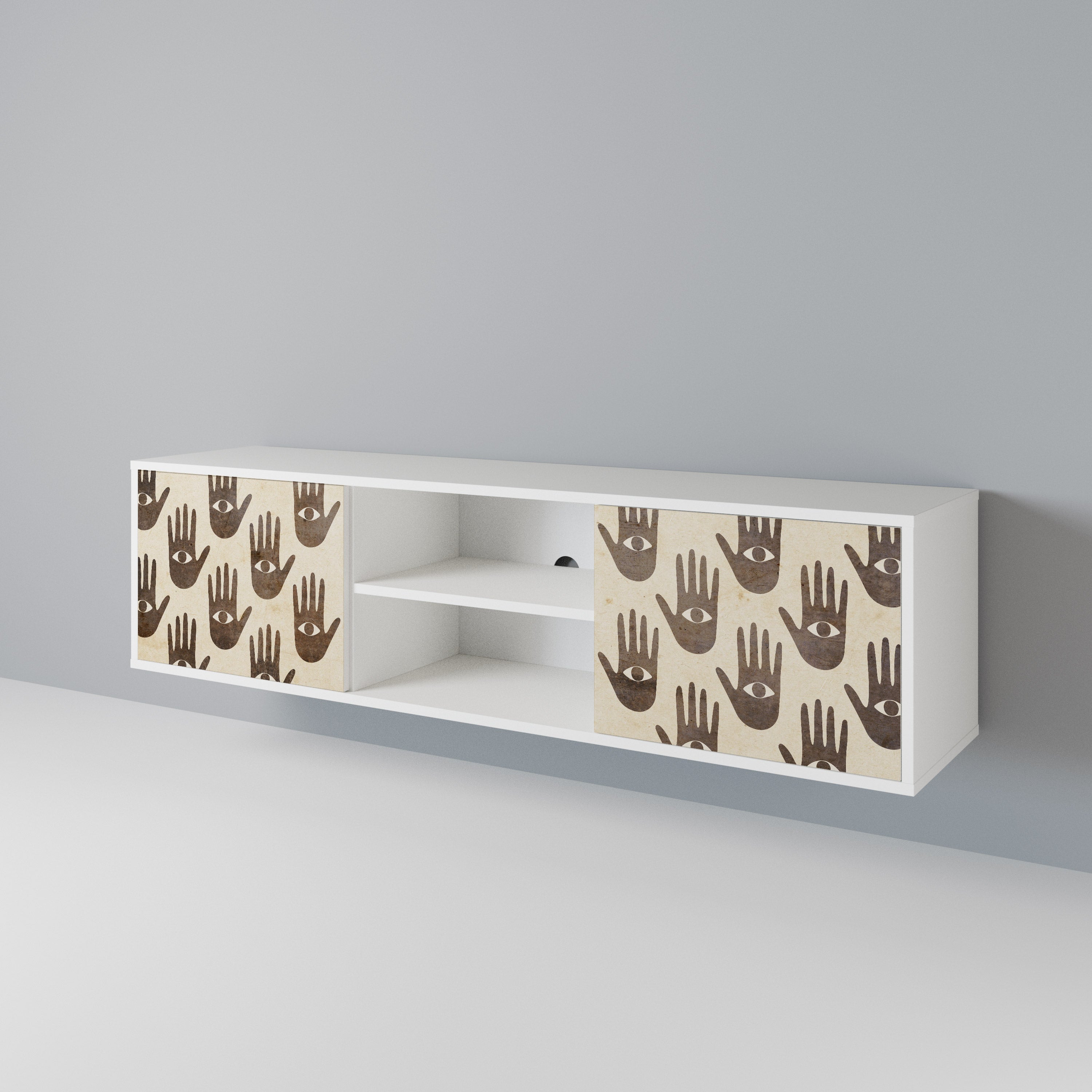 SEE MORE 2-Door TV Cabinet