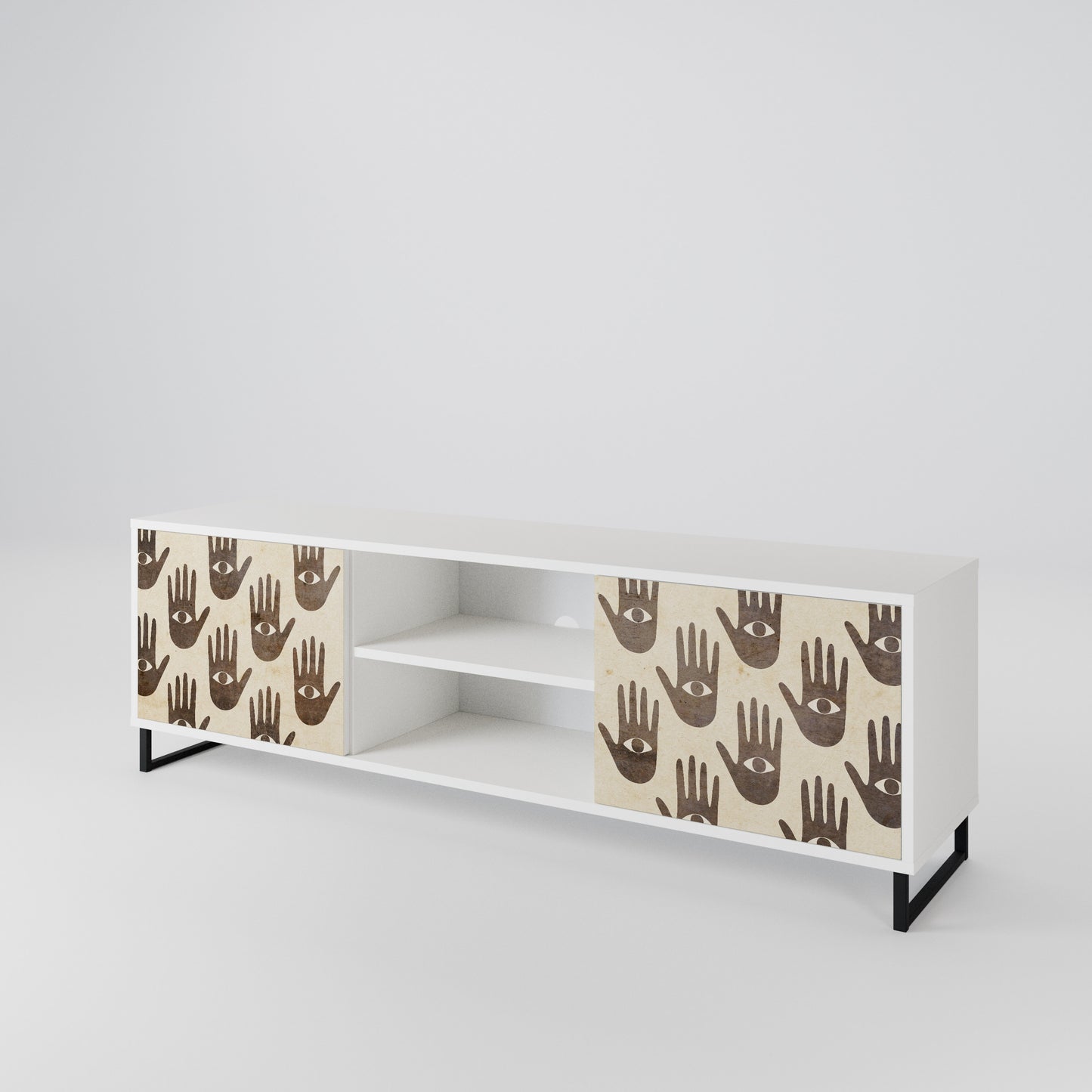 SEE MORE 2-Door TV Cabinet