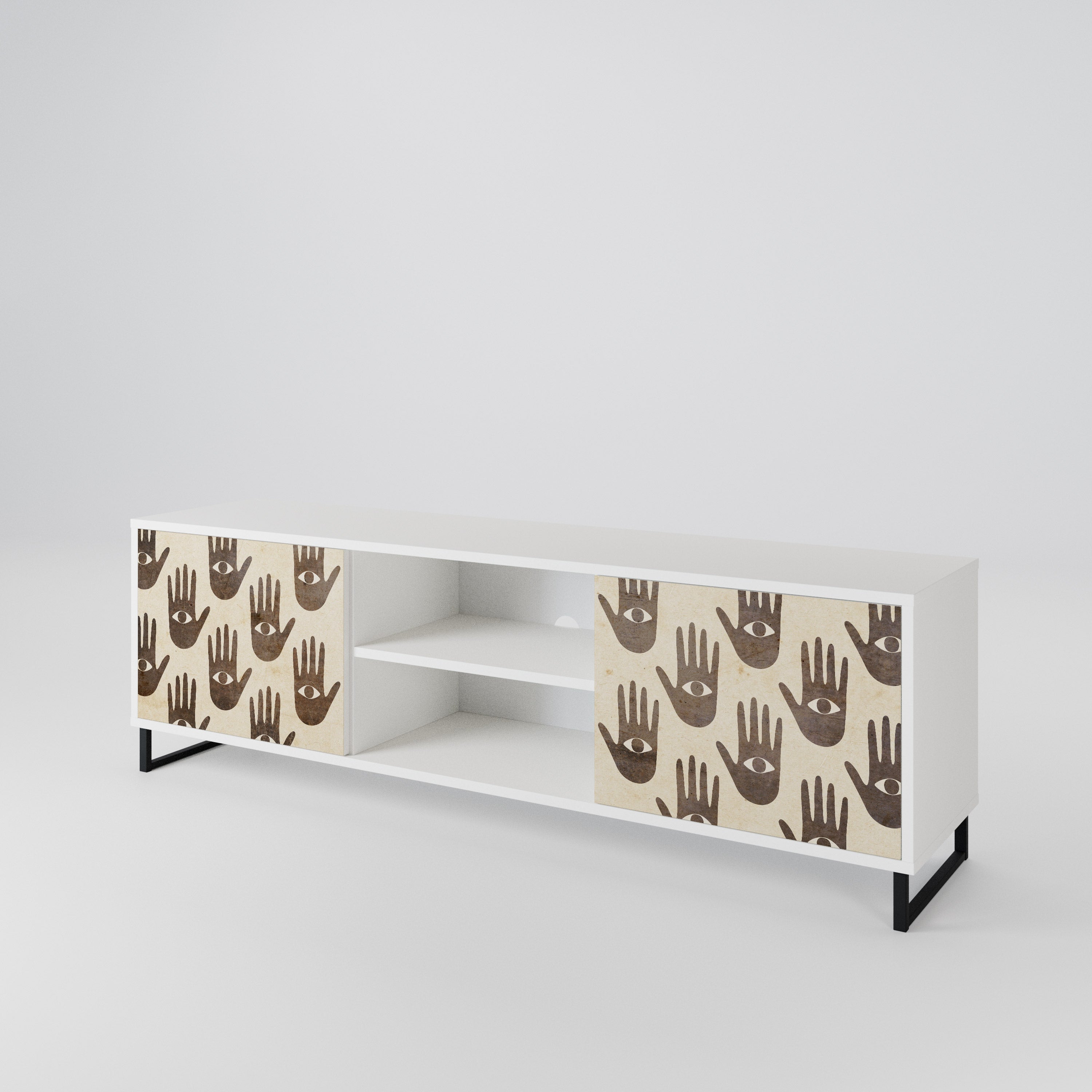 SEE MORE 2-Door TV Cabinet