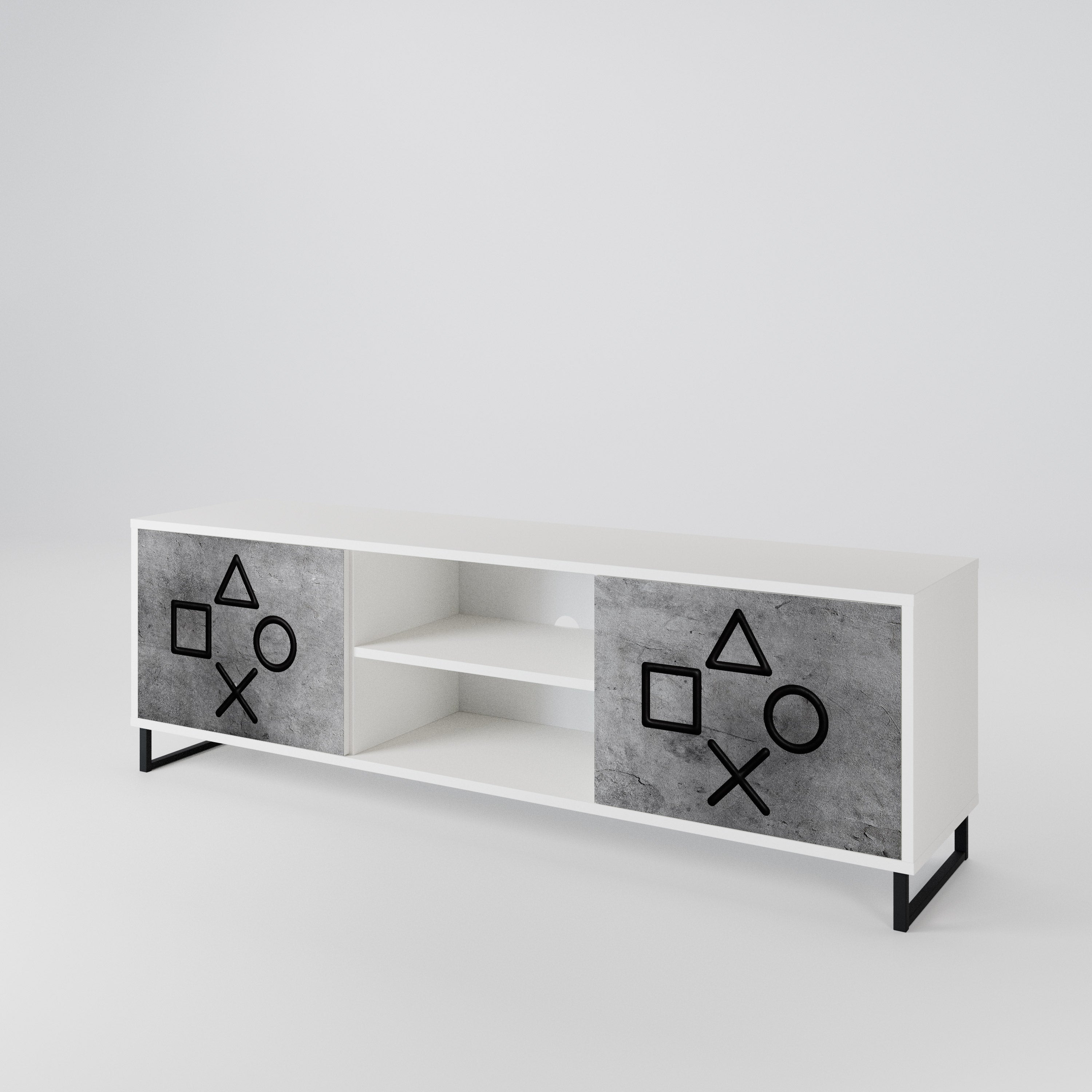 GAMER CHOICE 2-Door TV Cabinet