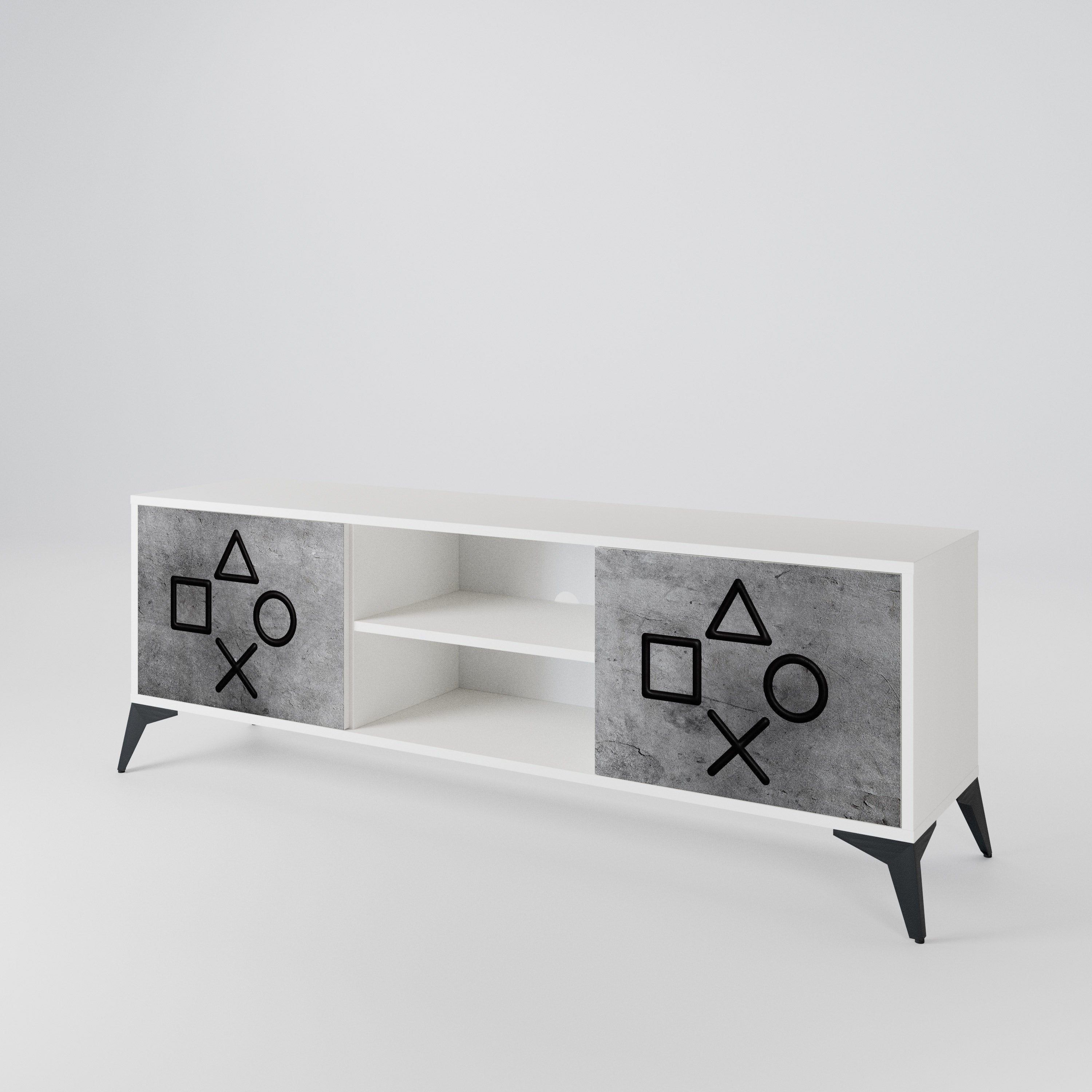 GAMER CHOICE 2-Door TV Cabinet