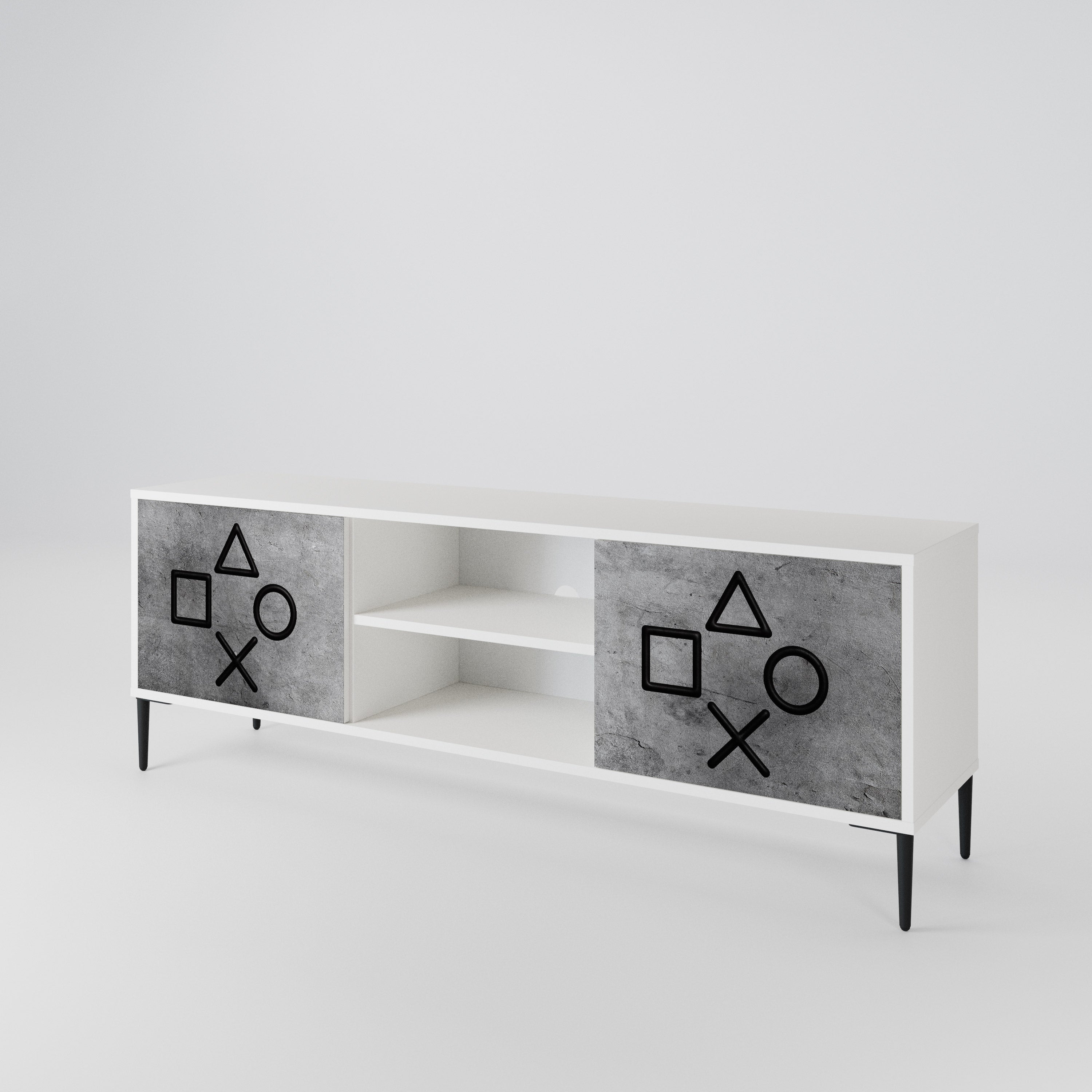 GAMER CHOICE 2-Door TV Cabinet