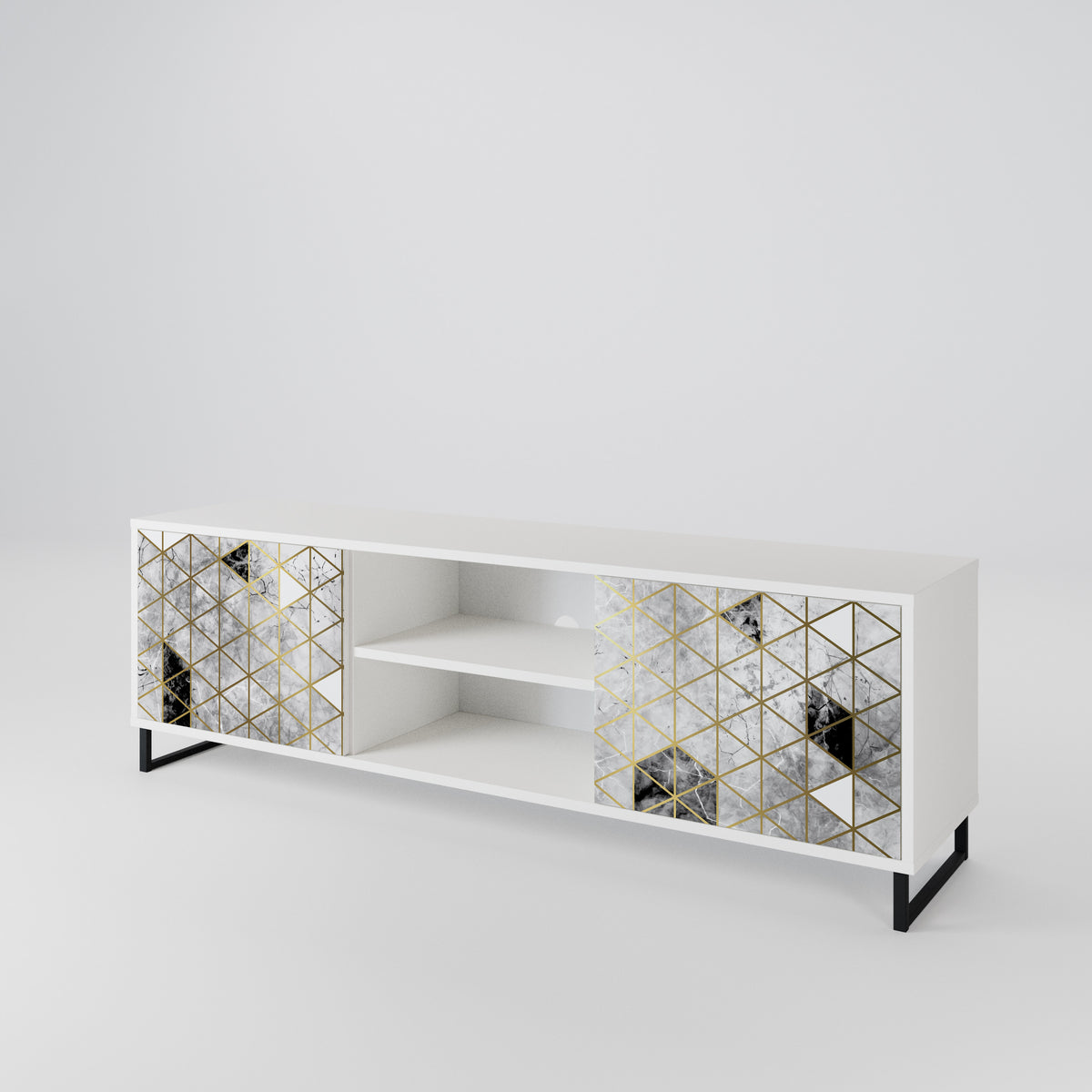 ASHEN ARIA 2-Door TV Cabinet