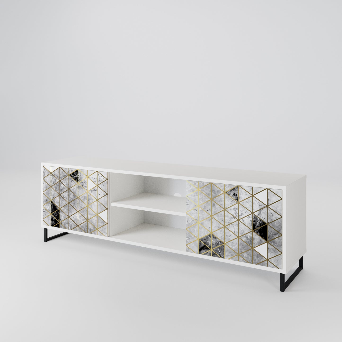 ASHEN ARIA 2-Door TV Cabinet
