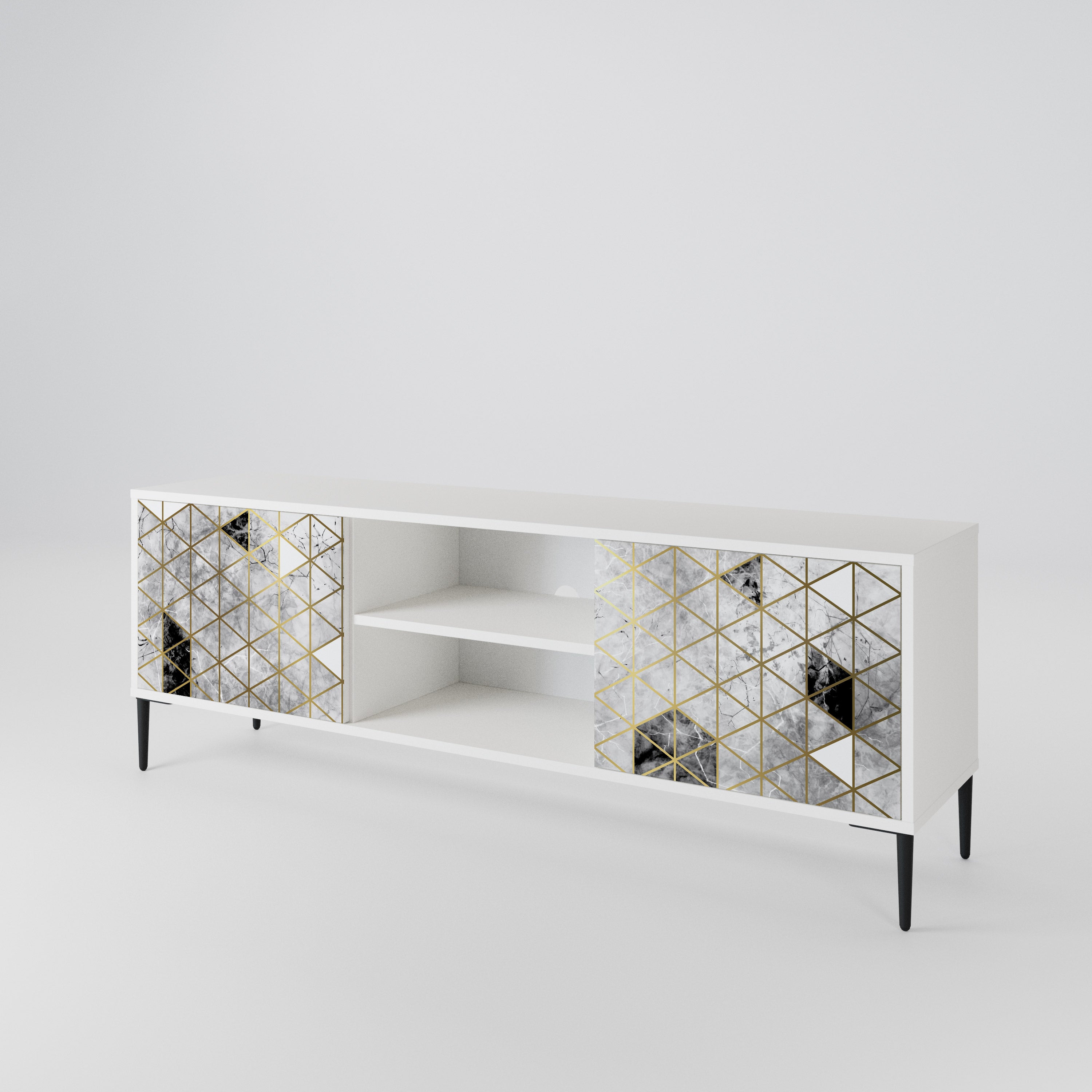ASHEN ARIA 2-Door TV Cabinet