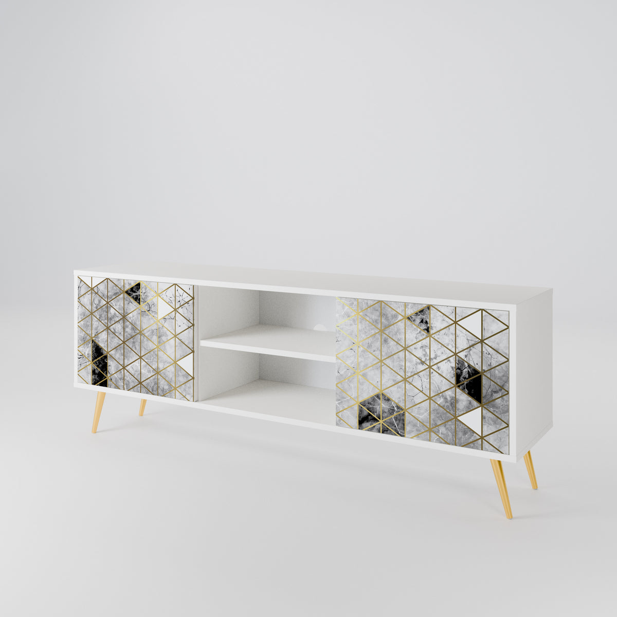 ASHEN ARIA 2-Door TV Cabinet