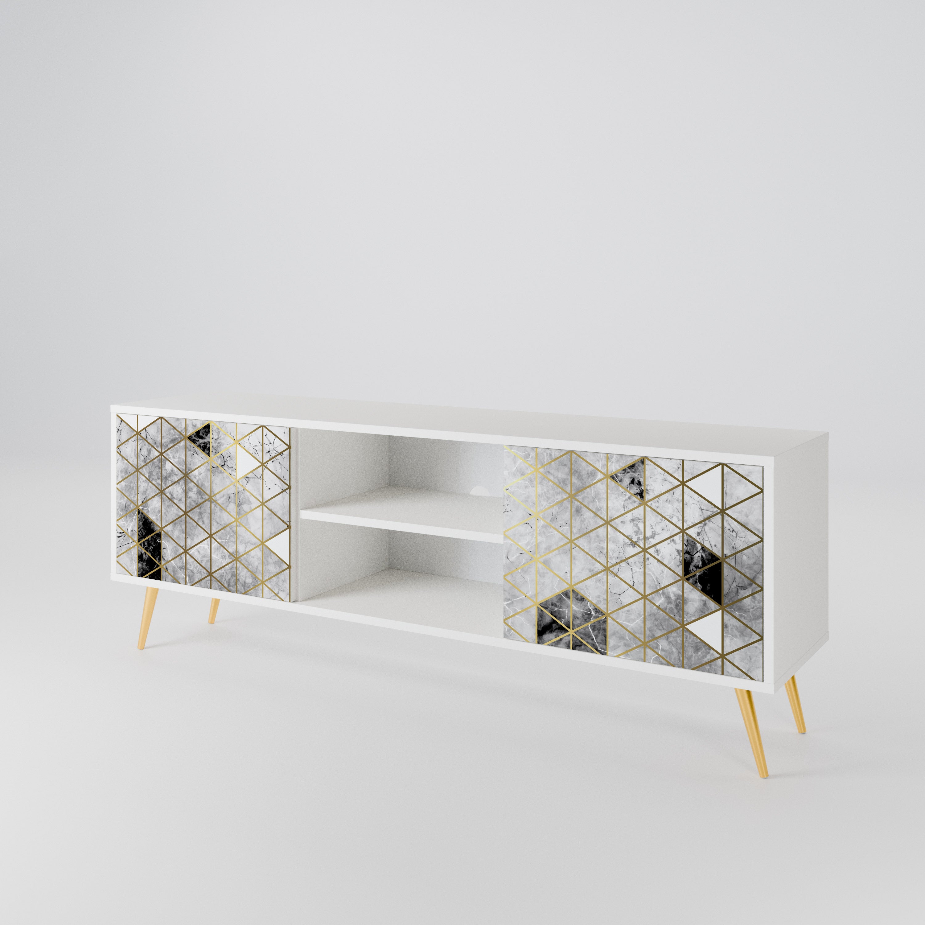 ASHEN ARIA 2-Door TV Cabinet