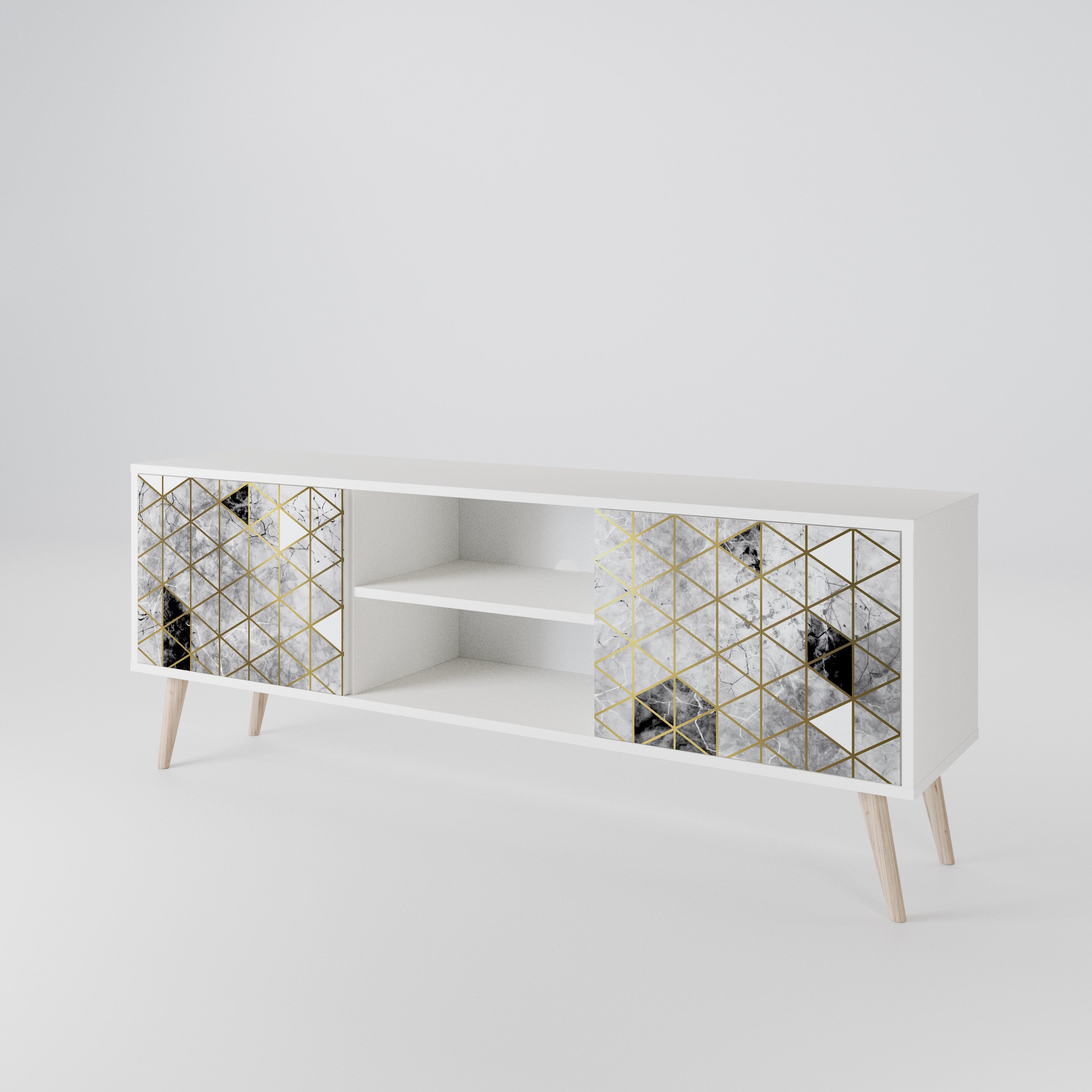 ASHEN ARIA 2-Door TV Cabinet