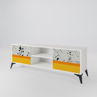 DYED BY ORANGE 2-Door TV Cabinet