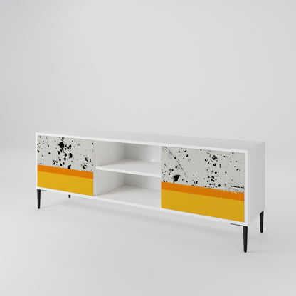 DYED BY ORANGE 2-Door TV Cabinet