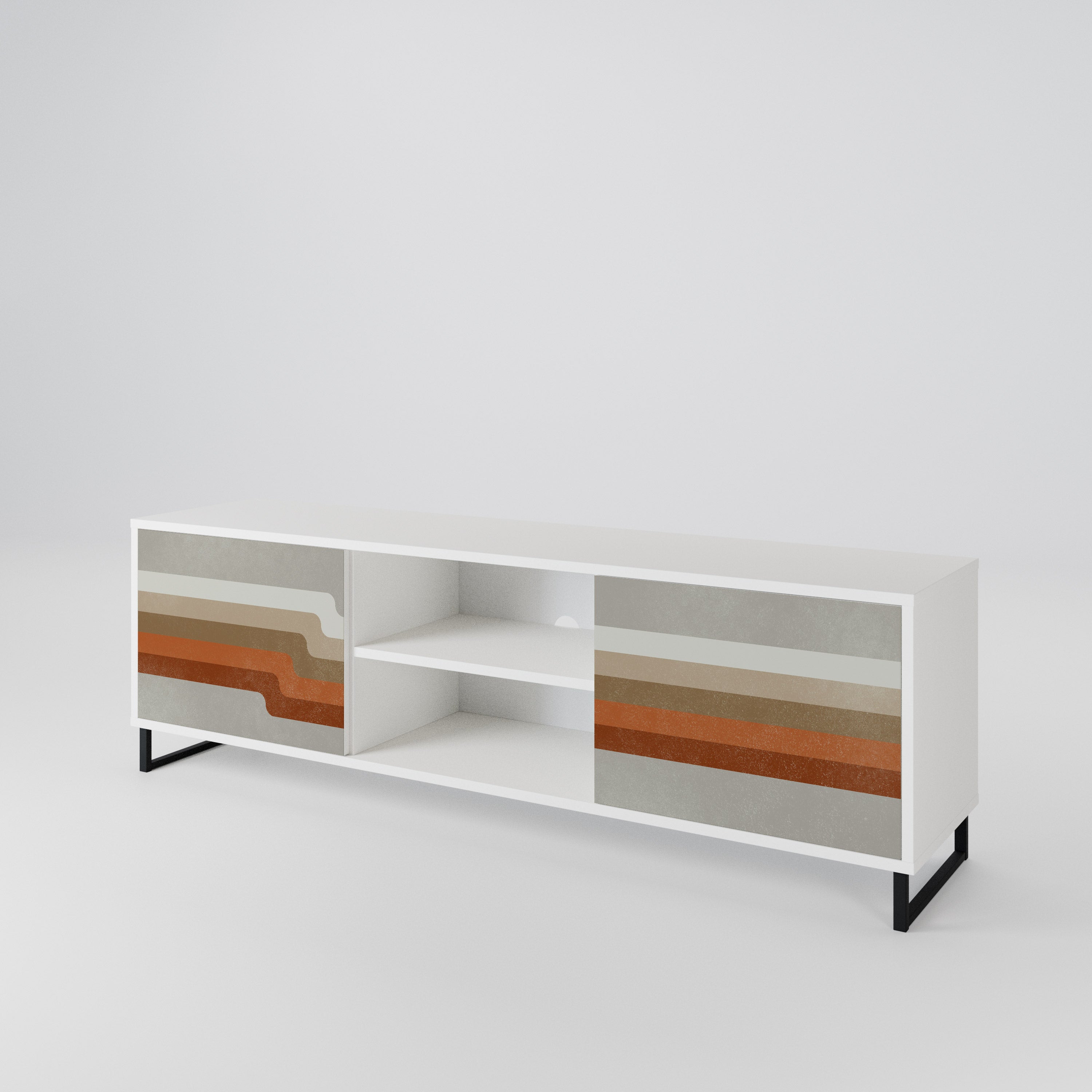 PECULIAR TRAIL 2-Door TV Cabinet