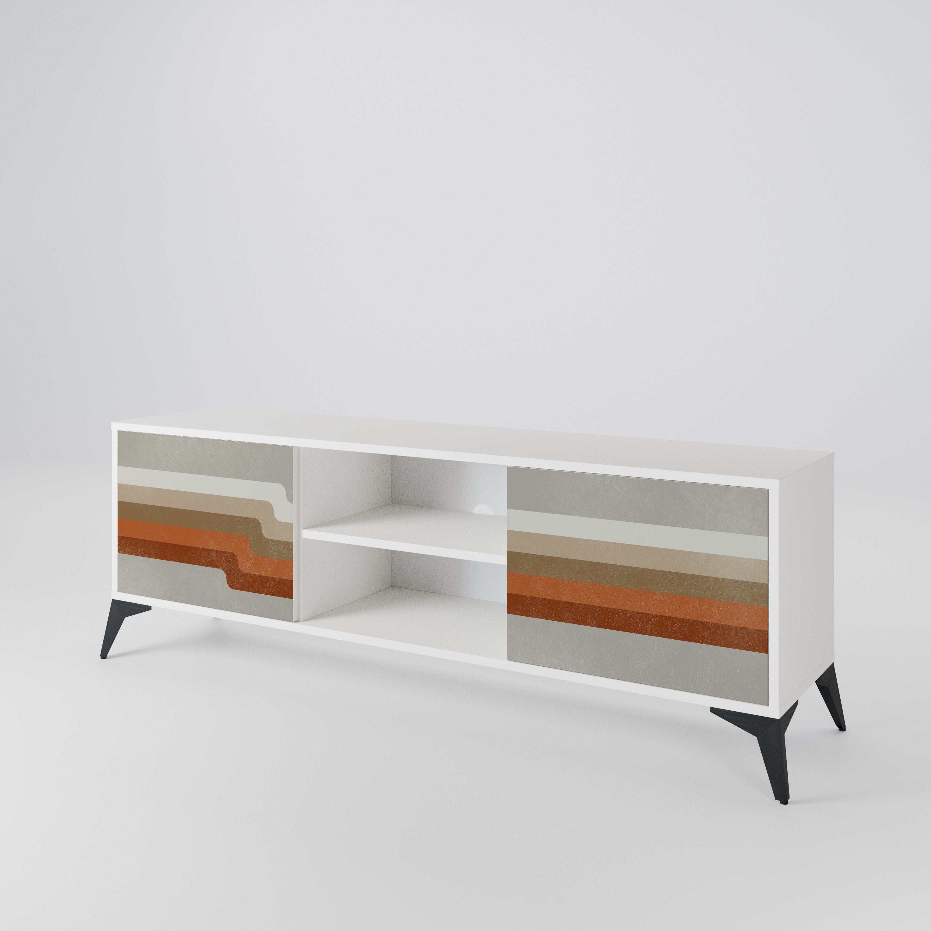 PECULIAR TRAIL 2-Door TV Cabinet