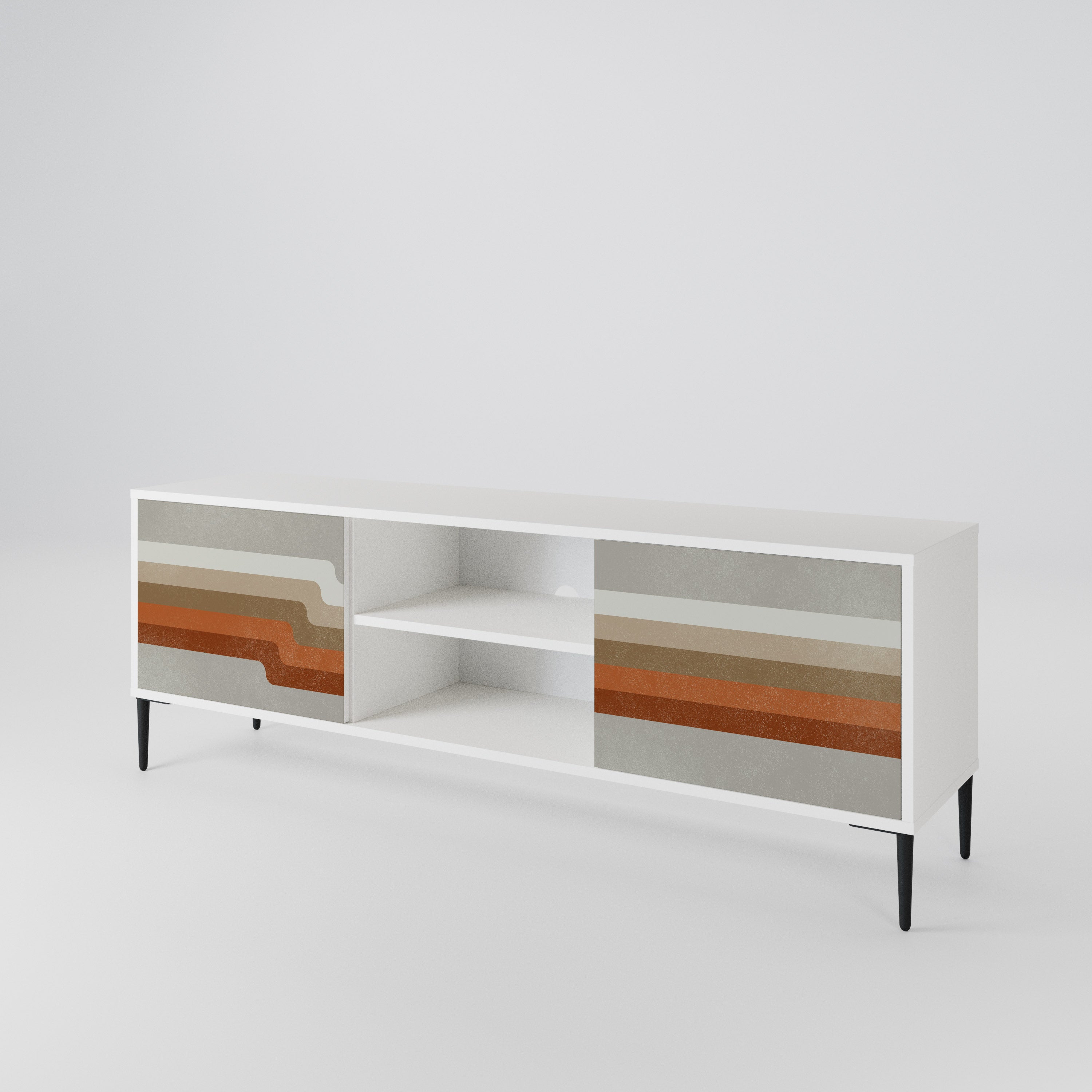 PECULIAR TRAIL 2-Door TV Cabinet