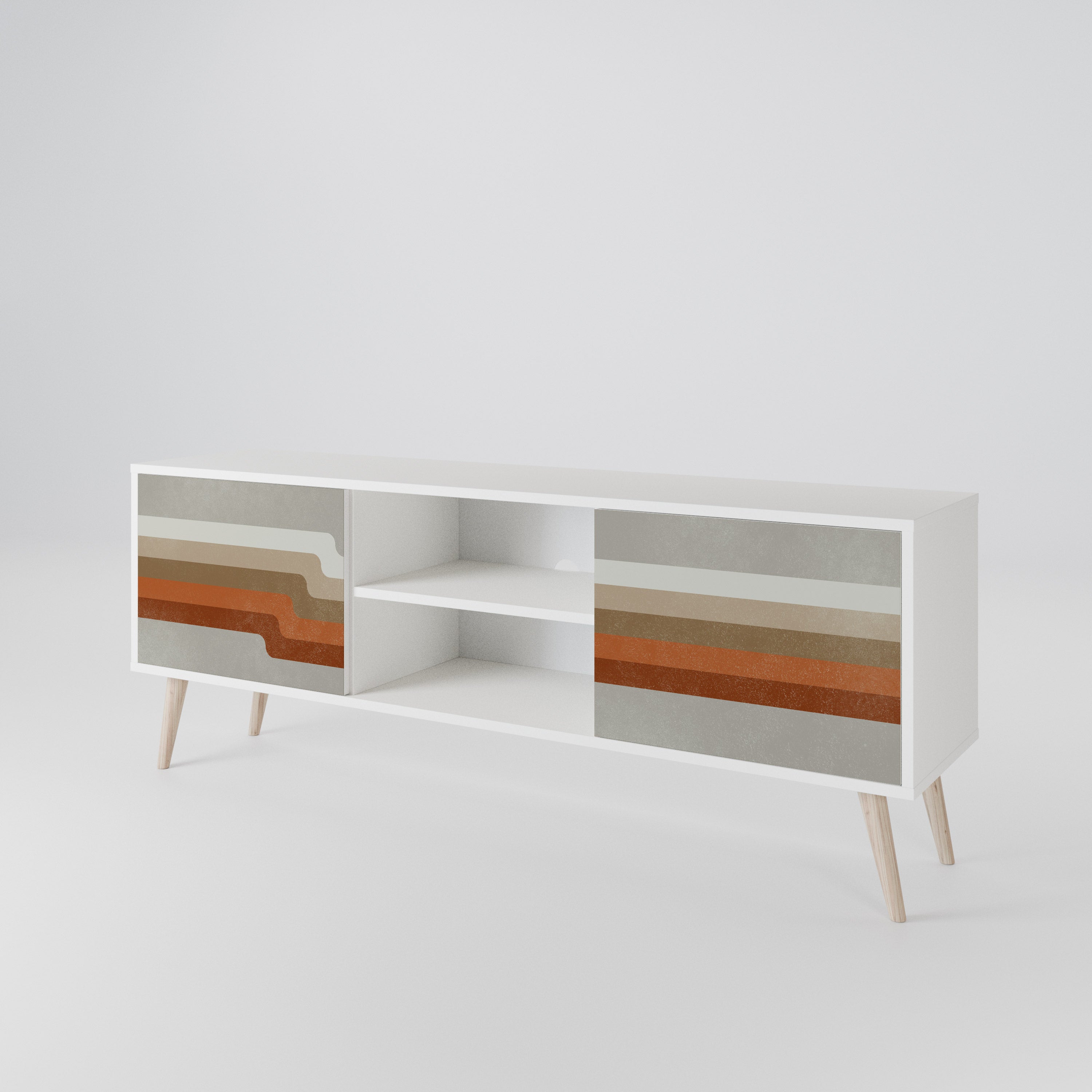PECULIAR TRAIL 2-Door TV Cabinet