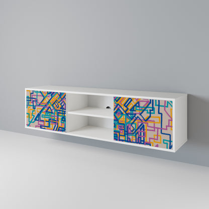 MEMORIES MAP 2-Door TV Cabinet