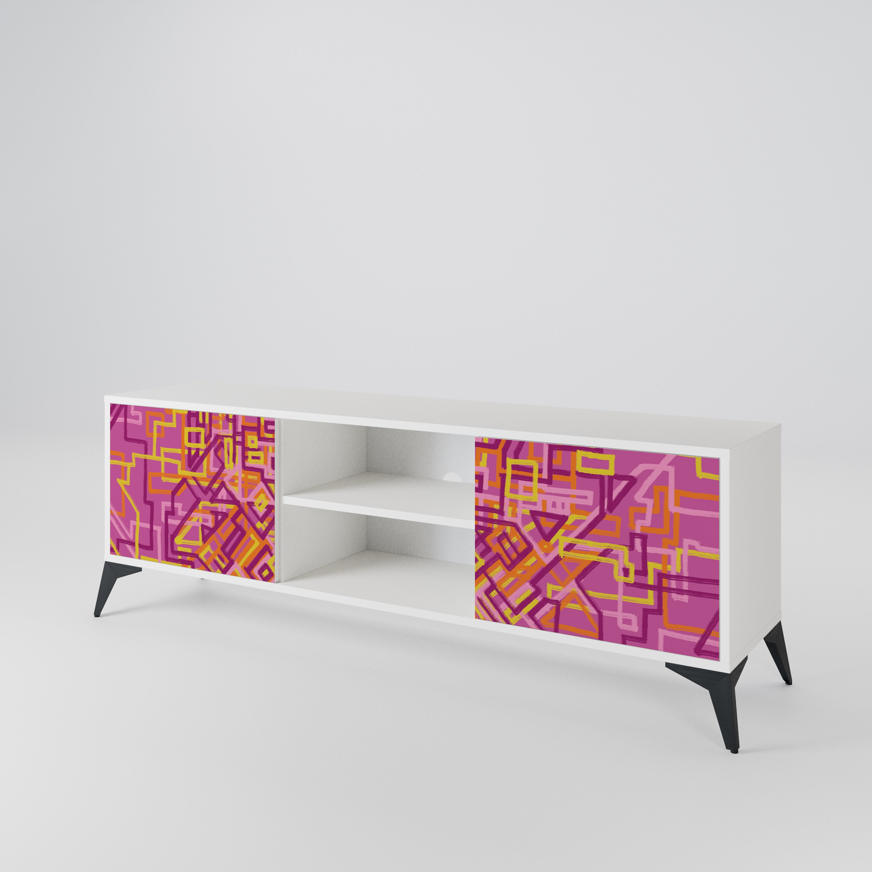 LOVELY MEMORIES 2-Door TV Cabinet