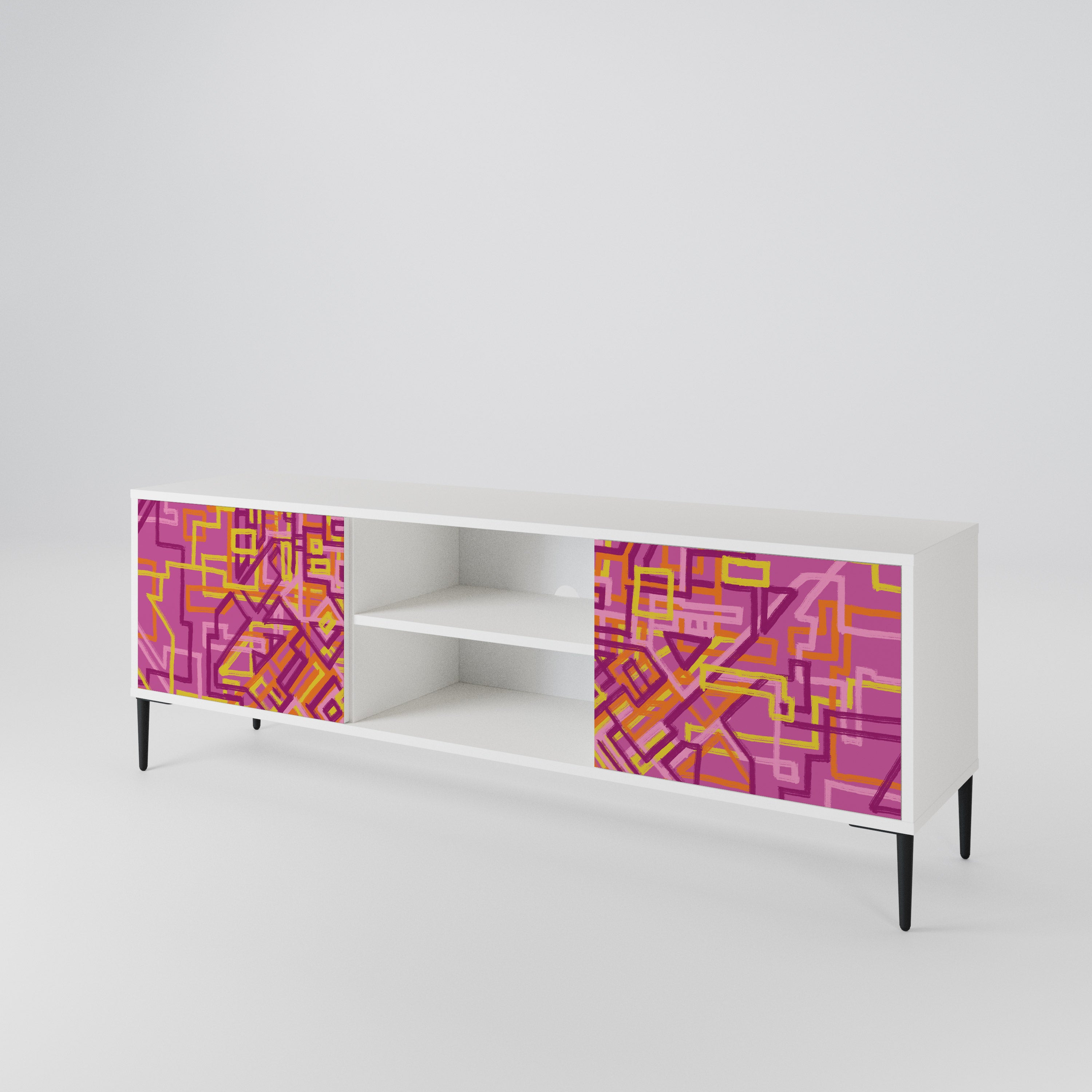 LOVELY MEMORIES 2-Door TV Cabinet
