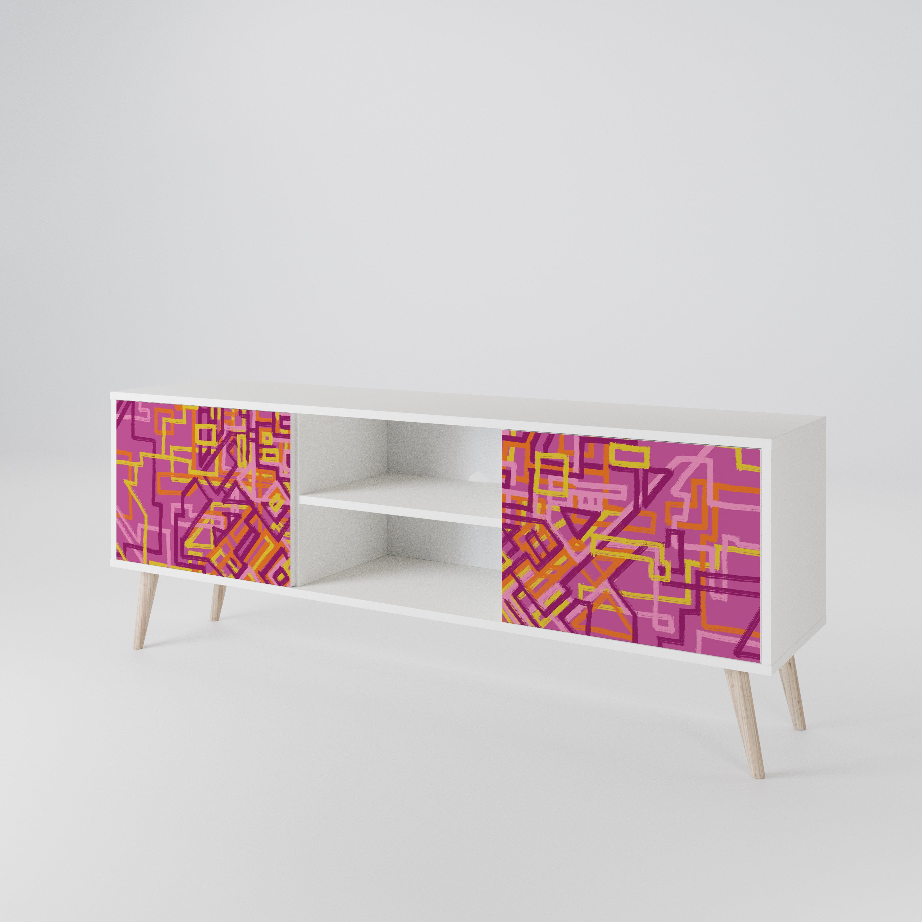 LOVELY MEMORIES 2-Door TV Cabinet