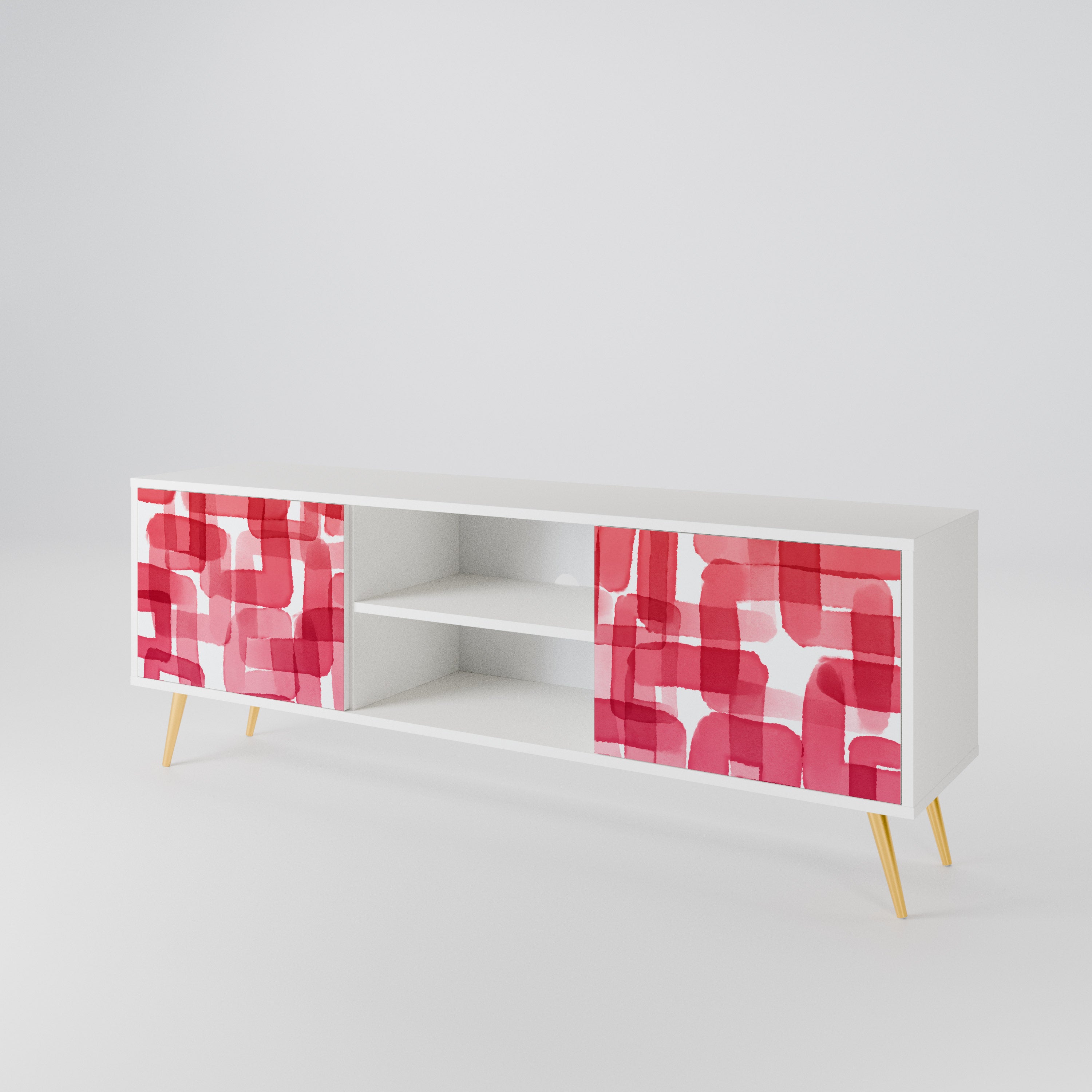 KALEIDOSCOPIC CUBISM 2-Door TV Cabinet