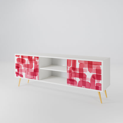 KALEIDOSCOPIC CUBISM 2-Door TV Cabinet