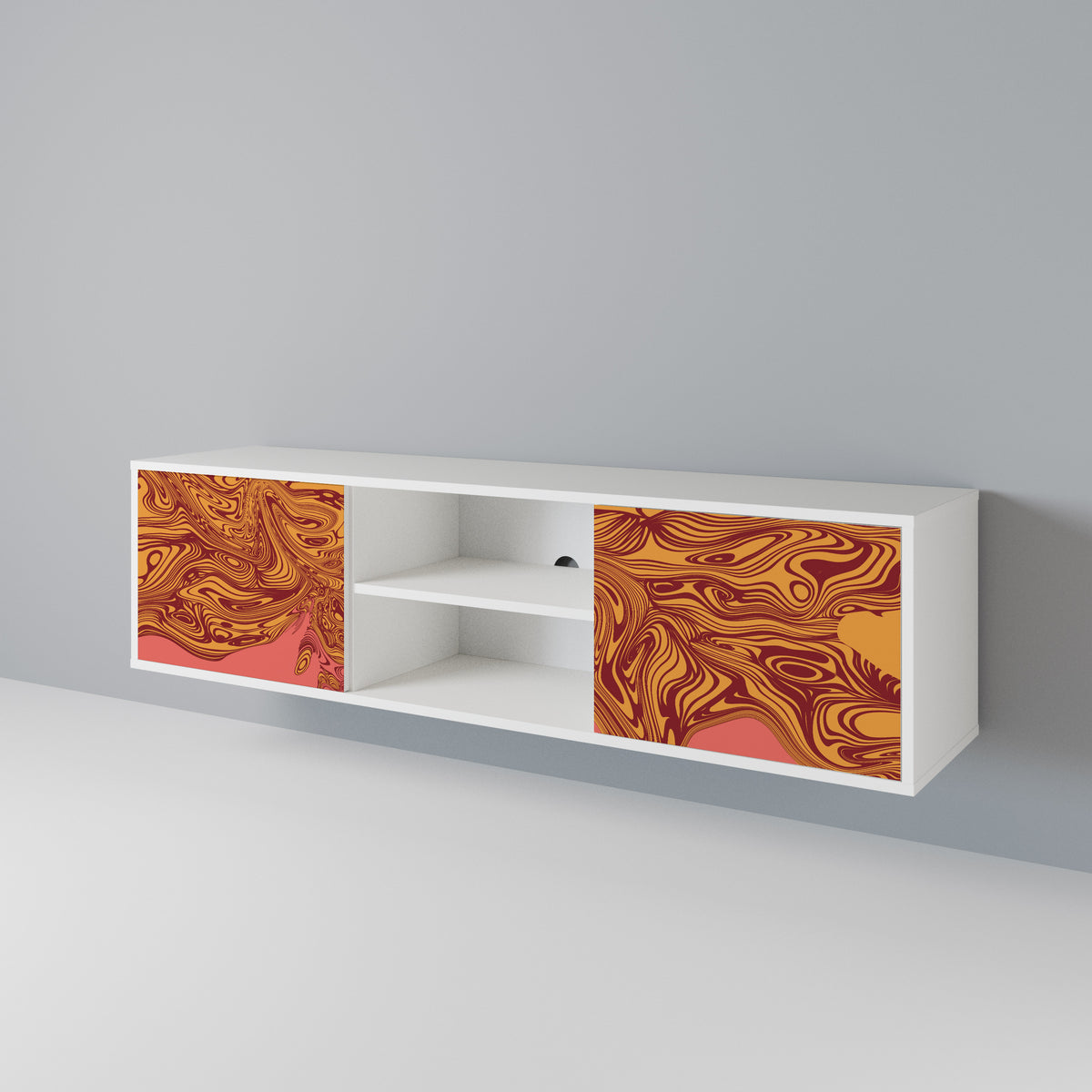 FLOATING THOUGHTS 2-Door TV Cabinet