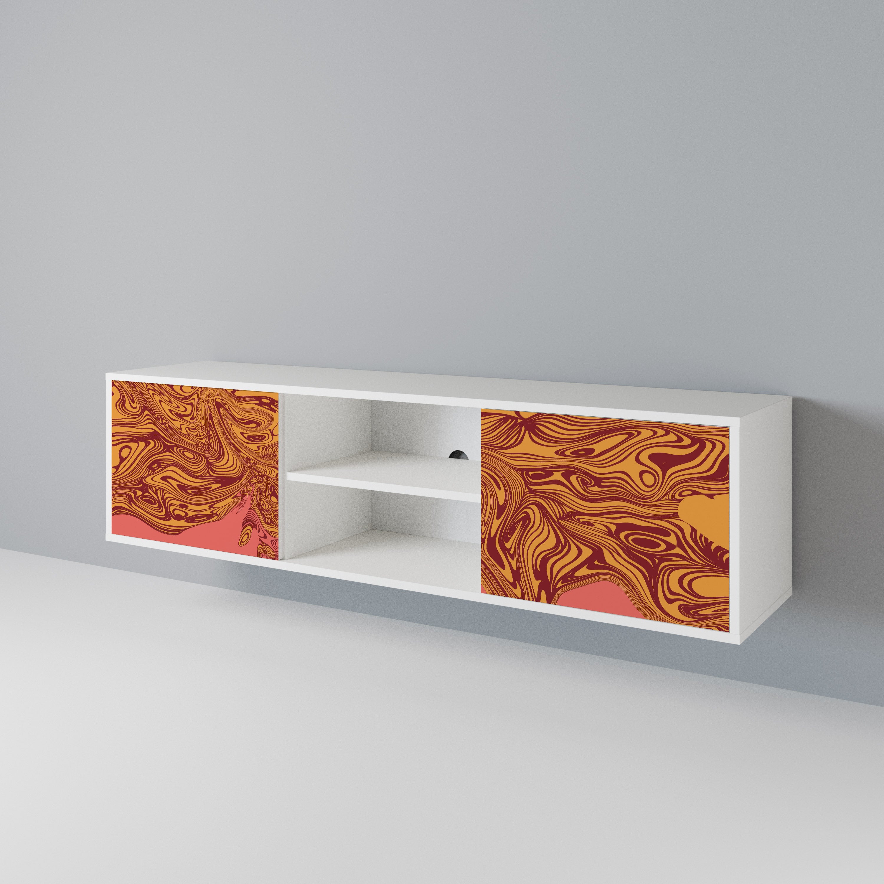 FLOATING THOUGHTS 2-Door TV Cabinet