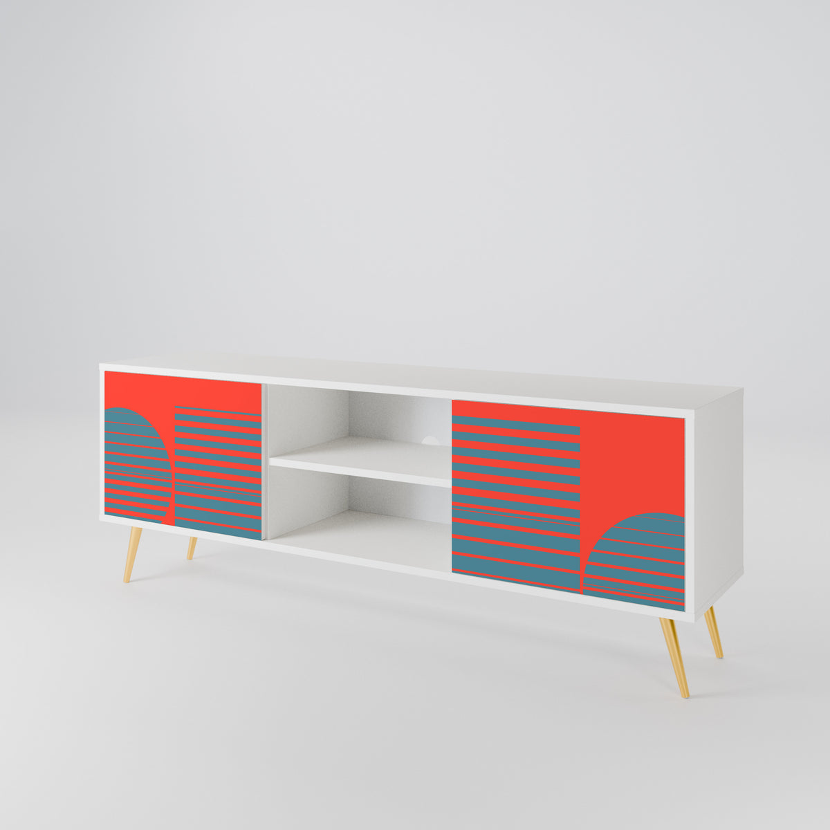 RISING GEOMETRY STARS 2-Door TV Cabinet