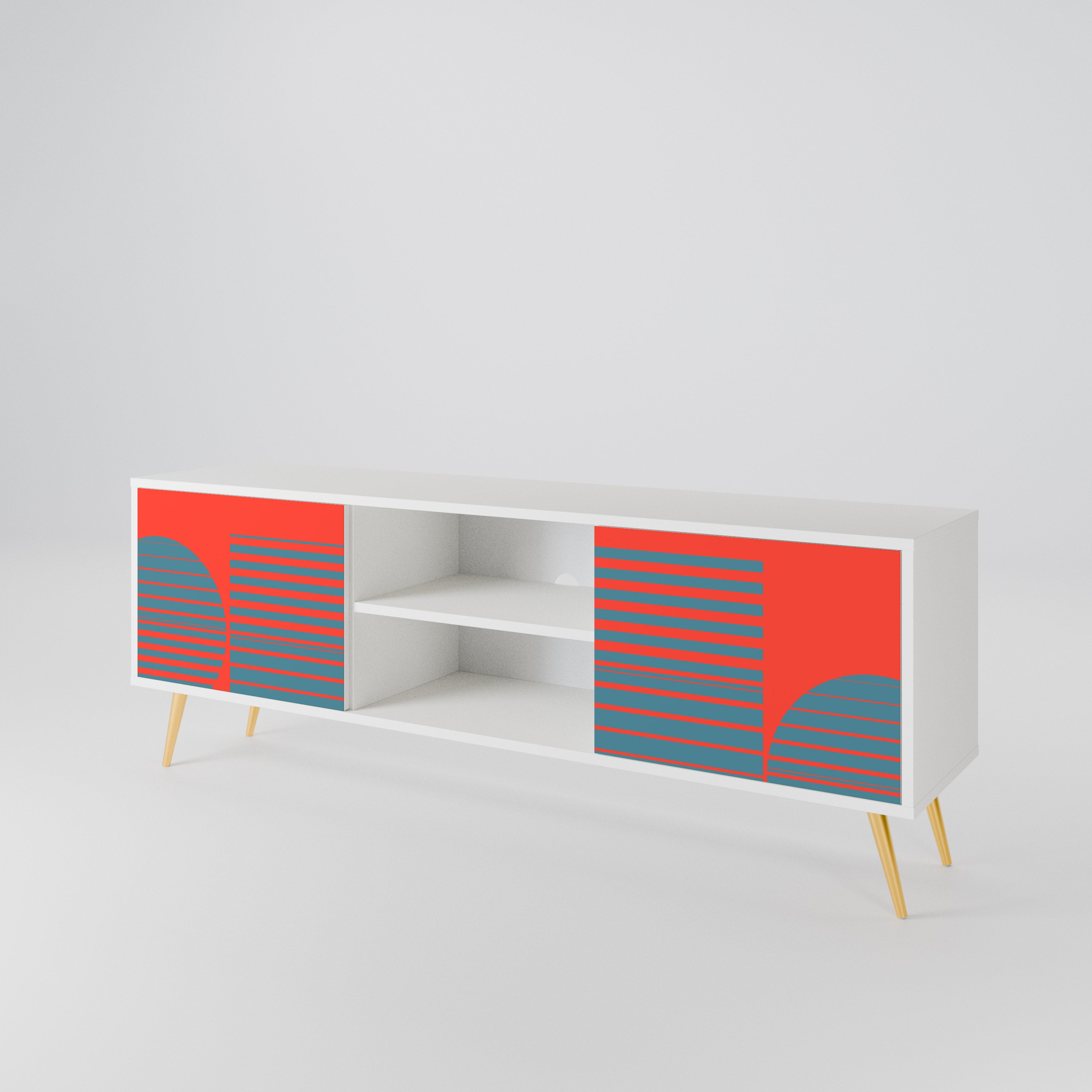 RISING GEOMETRY STARS 2-Door TV Cabinet