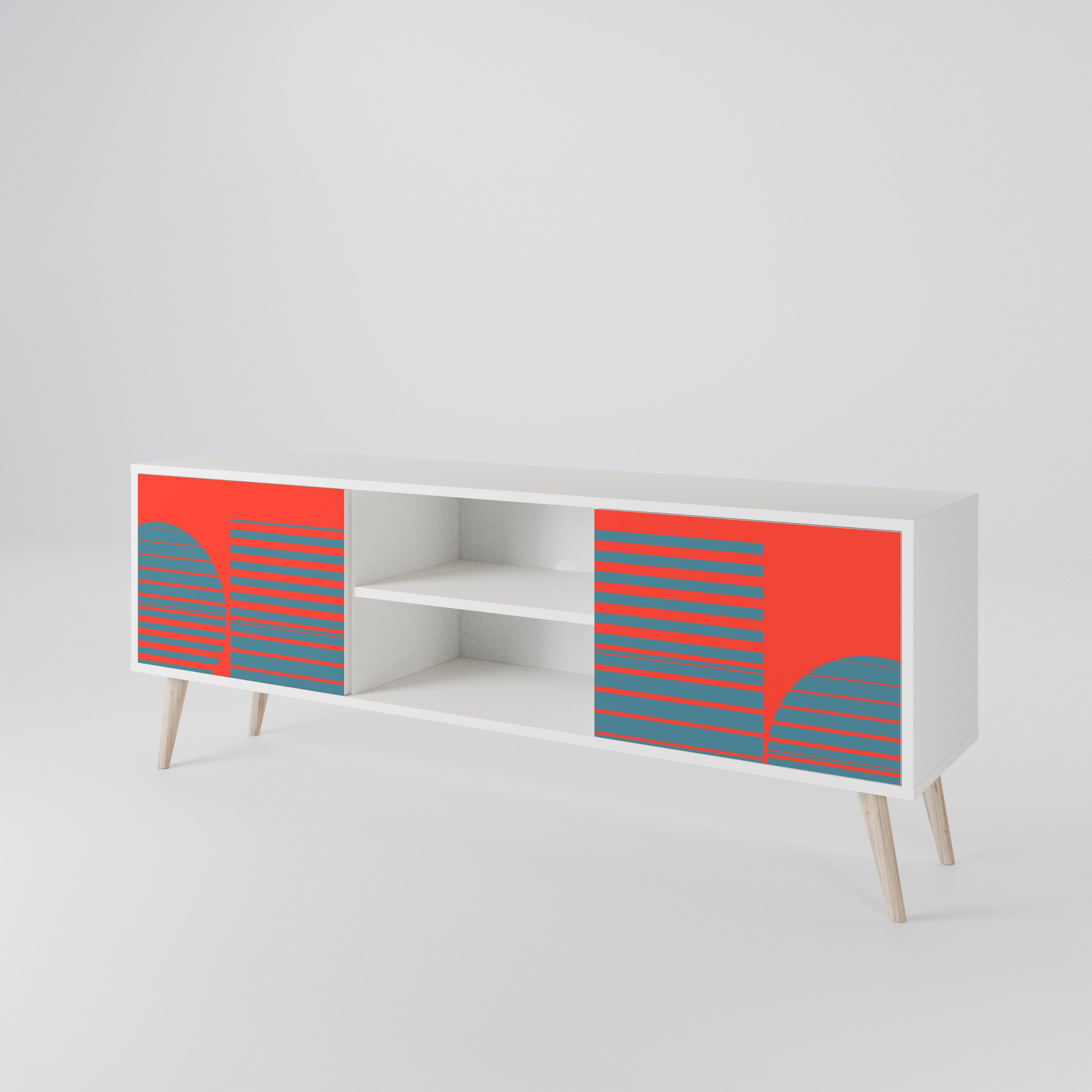 RISING GEOMETRY STARS 2-Door TV Cabinet