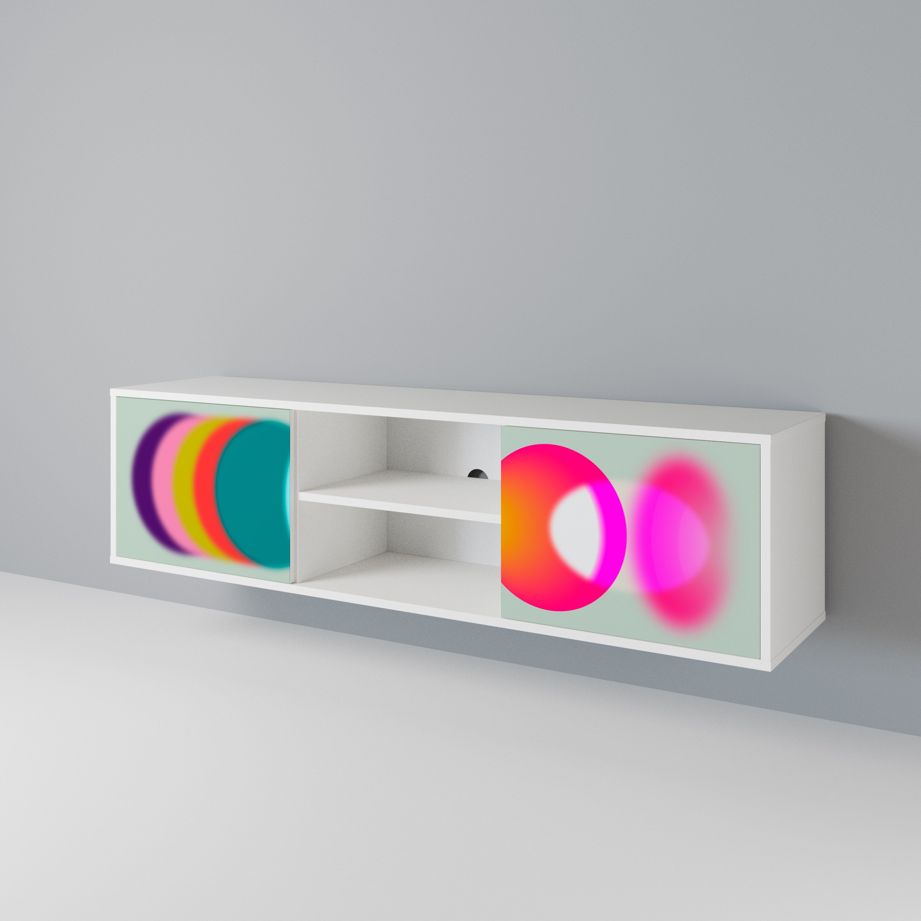 SYMPHONY OF COLORS 2-Door TV Cabinet