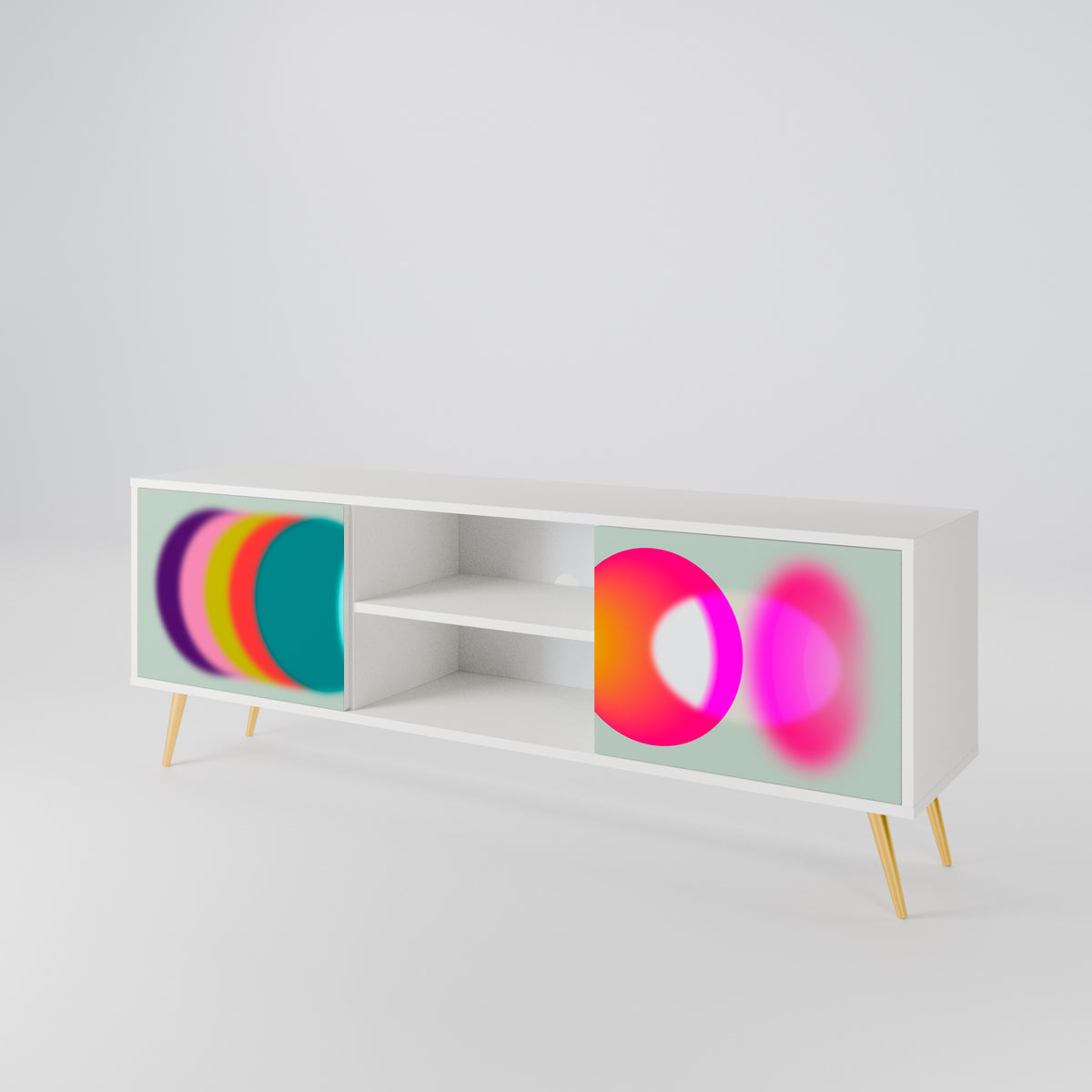 SYMPHONY OF COLORS 2-Door TV Cabinet