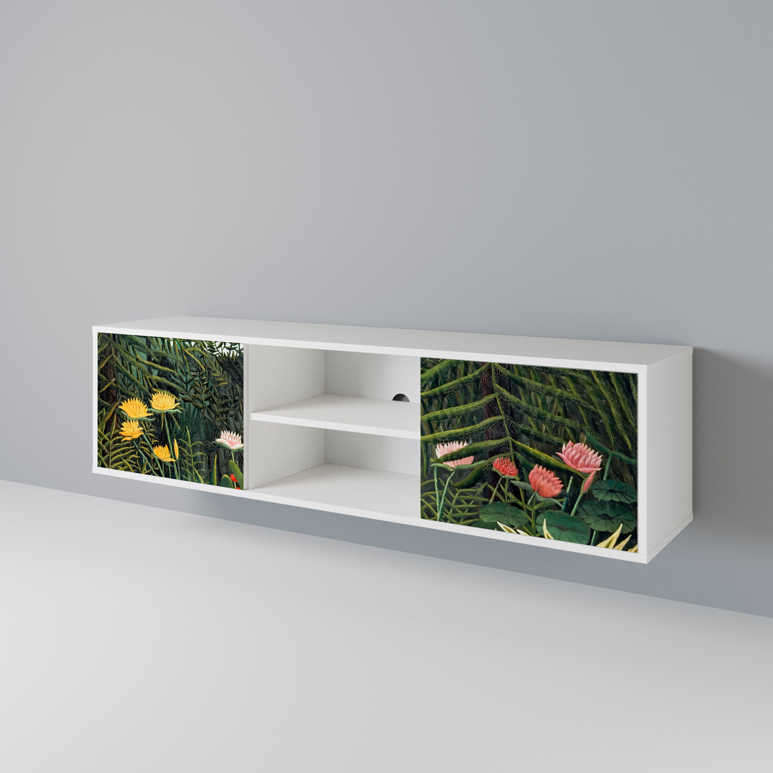 VIRGIN FOREST WITH SUNSET 2-Door TV Cabinet