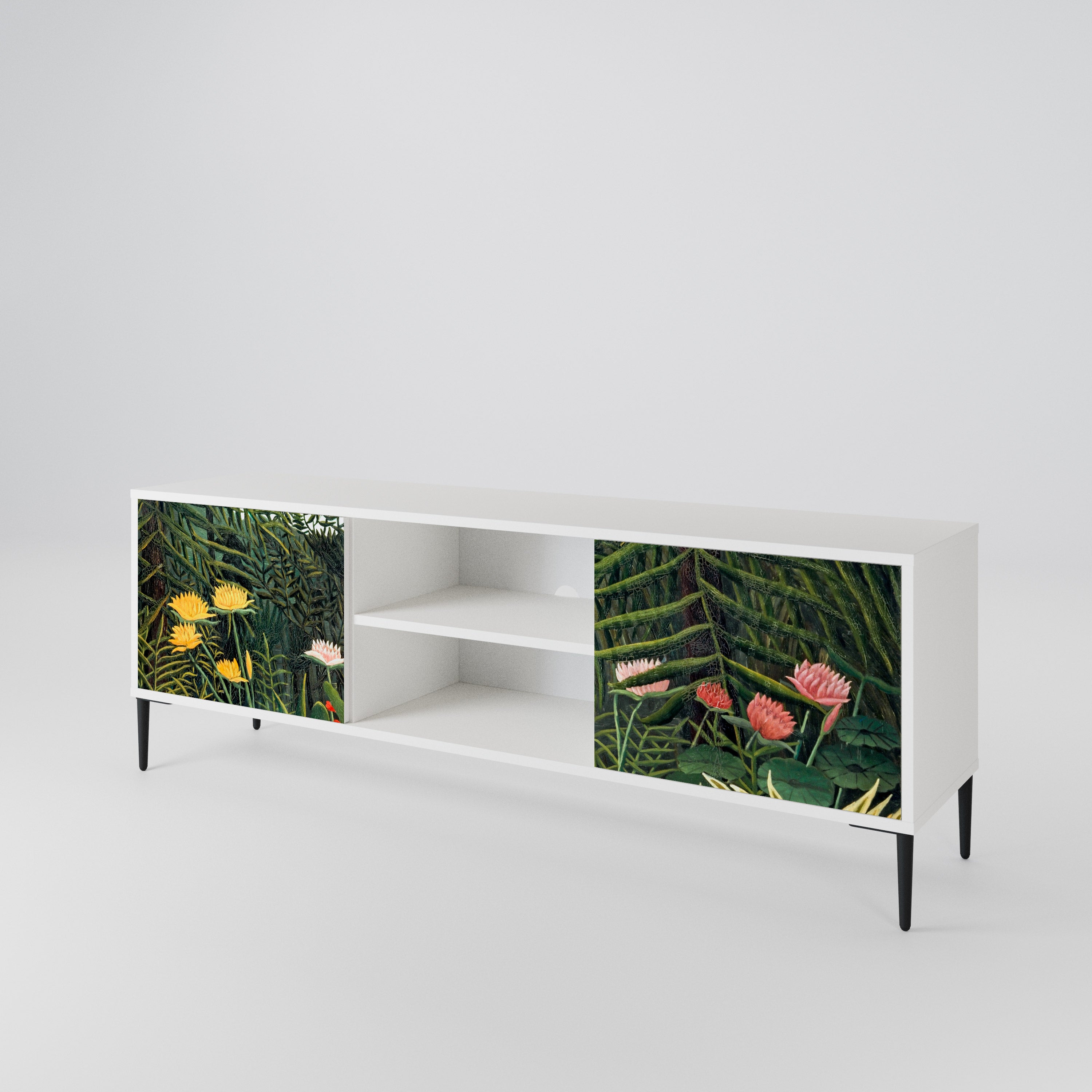 VIRGIN FOREST WITH SUNSET 2-Door TV Cabinet