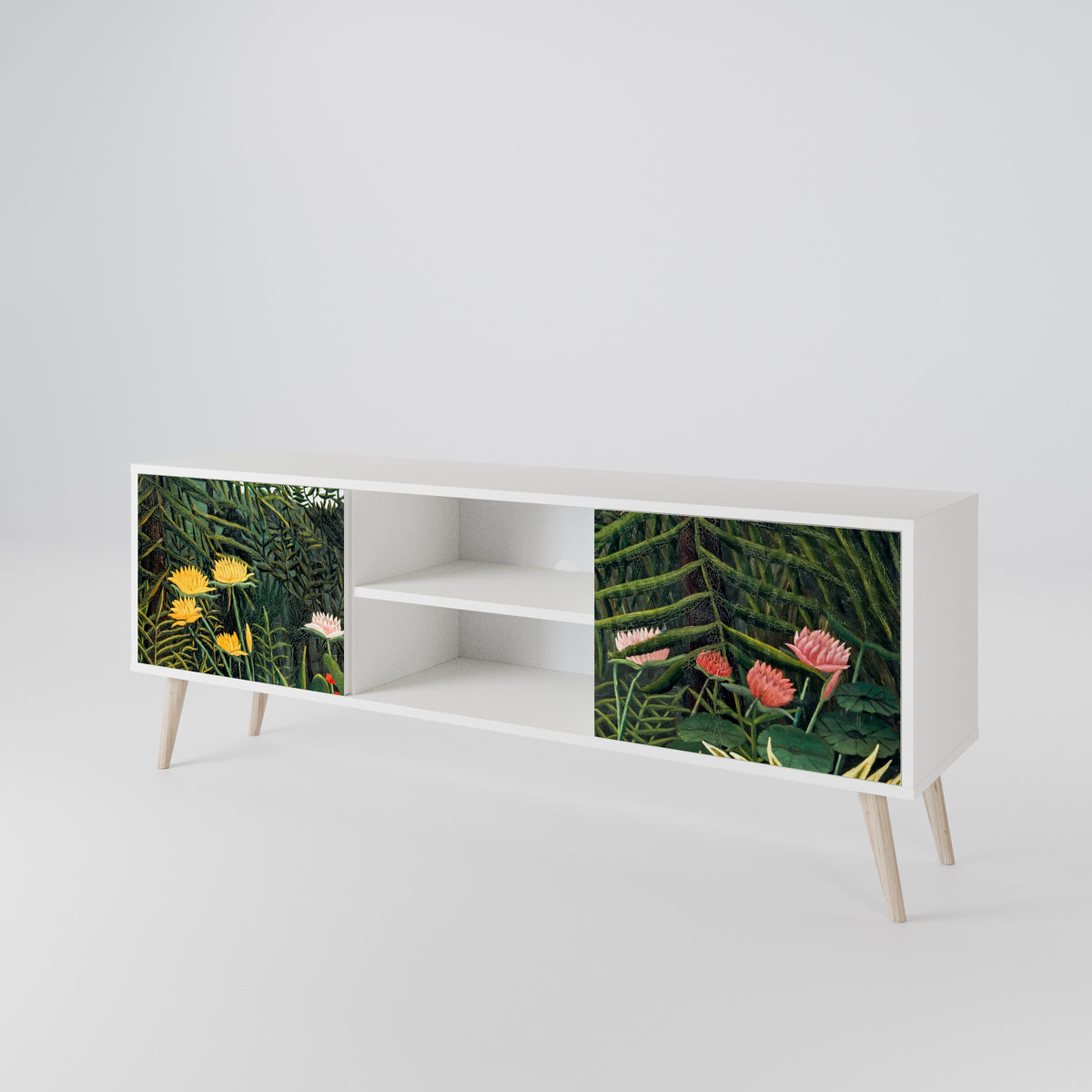 VIRGIN FOREST WITH SUNSET 2-Door TV Cabinet