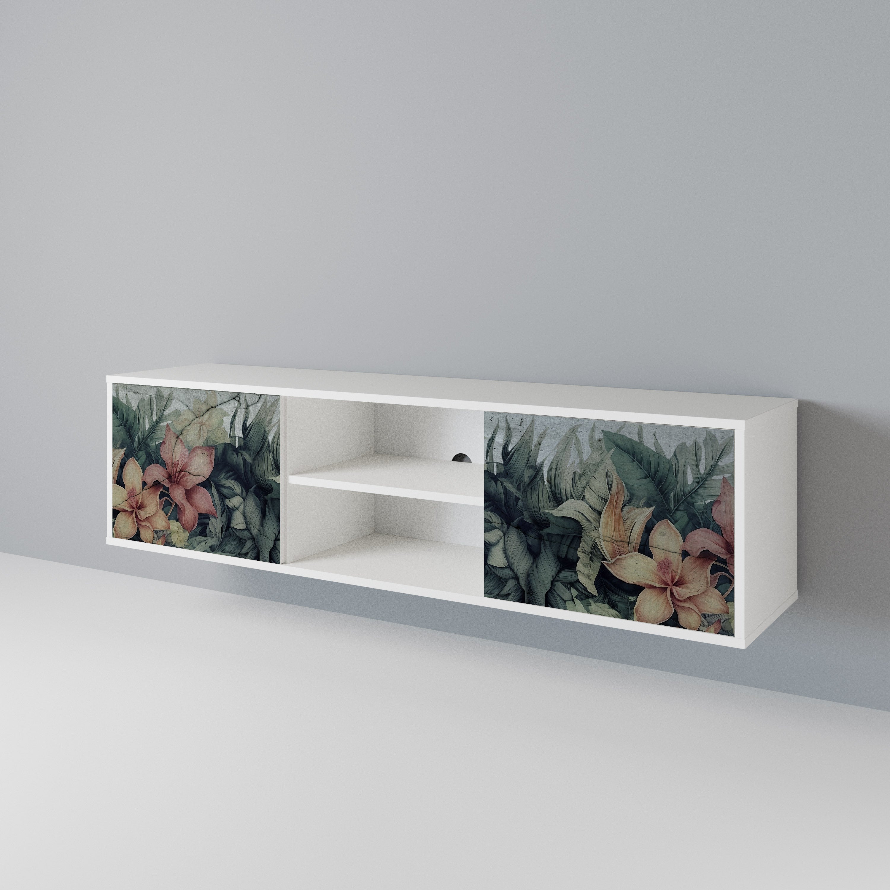 HEAVENLY BLOOM 2-Door TV Cabinet