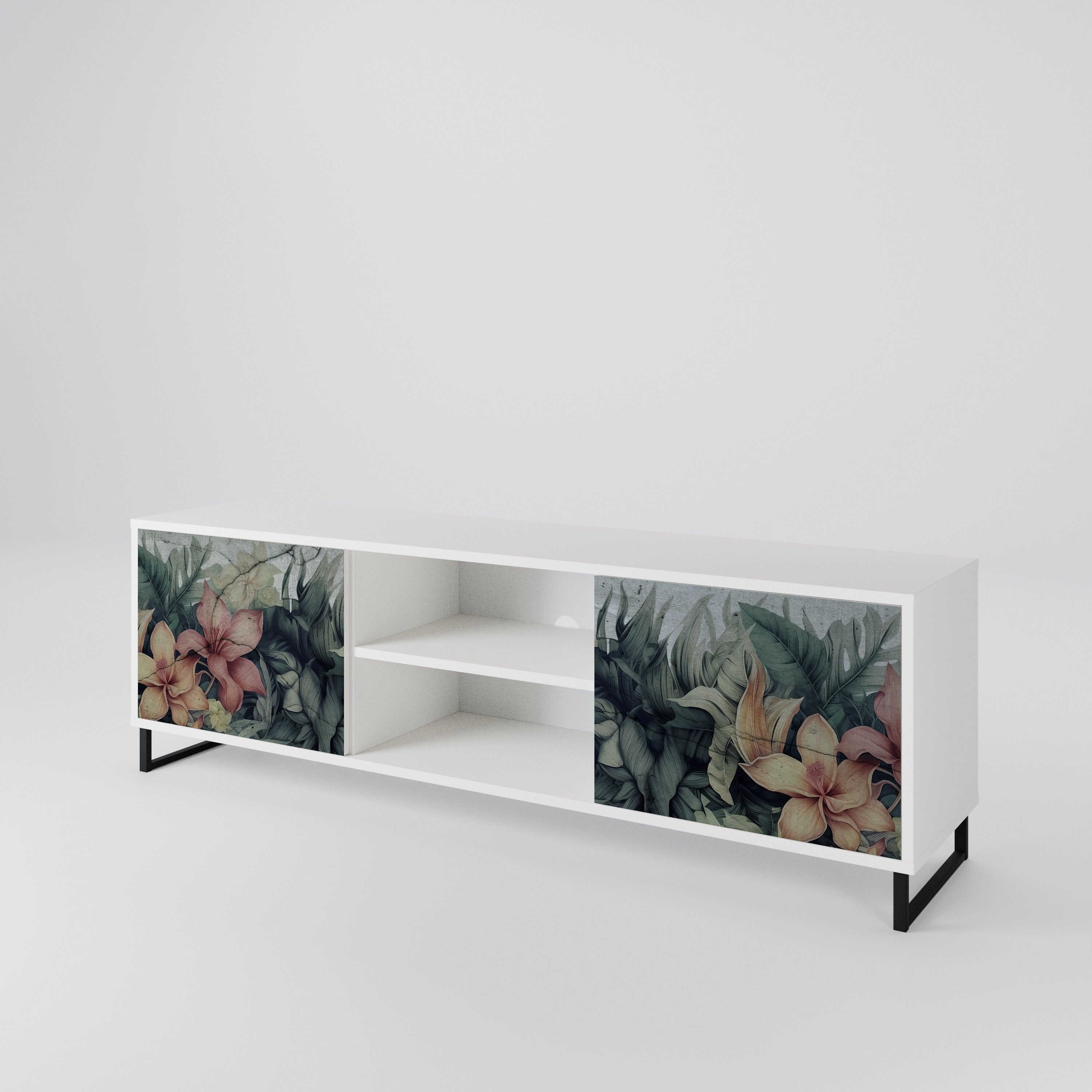 HEAVENLY BLOOM 2-Door TV Cabinet