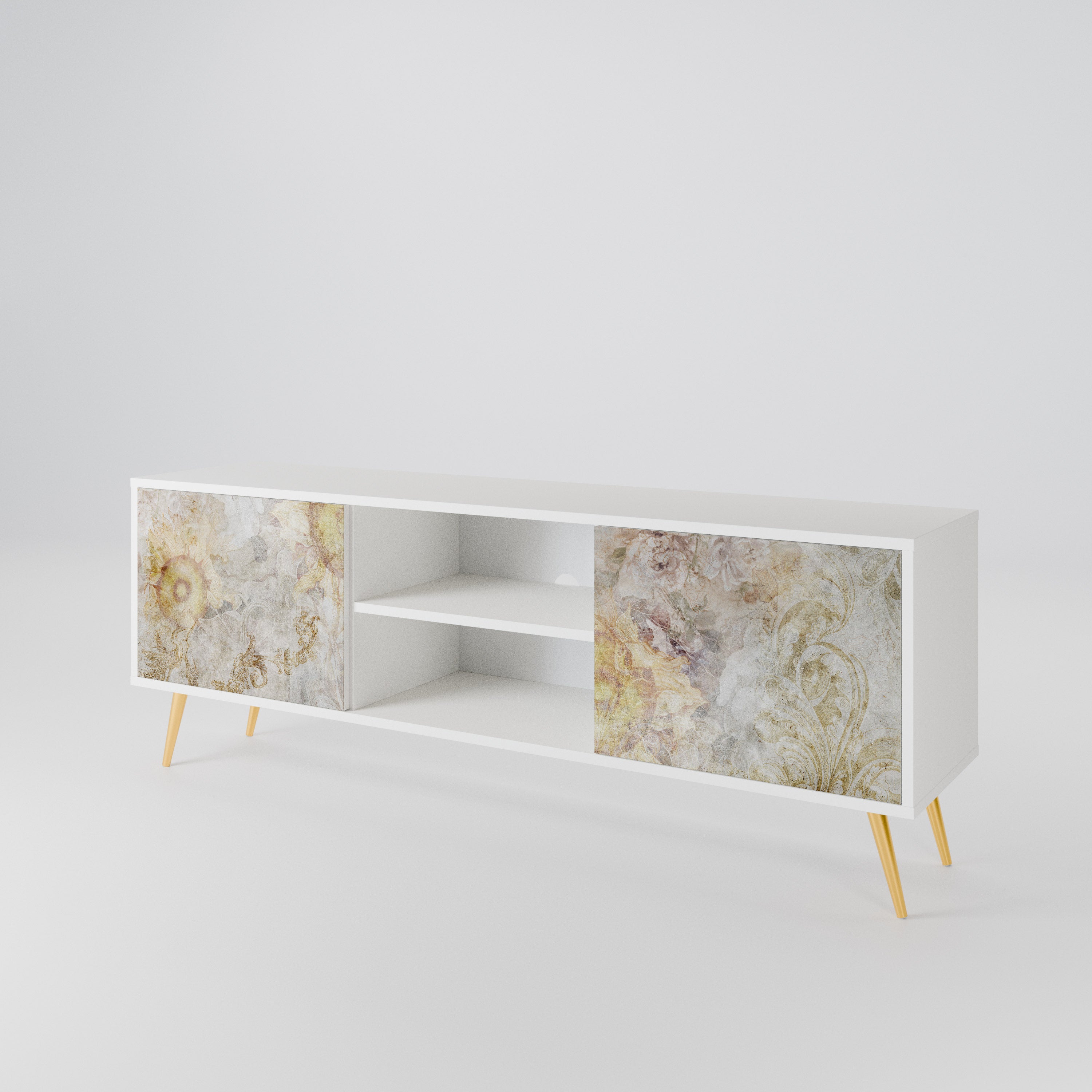 SUNFLOWER BLUR 2-Door TV Cabinet