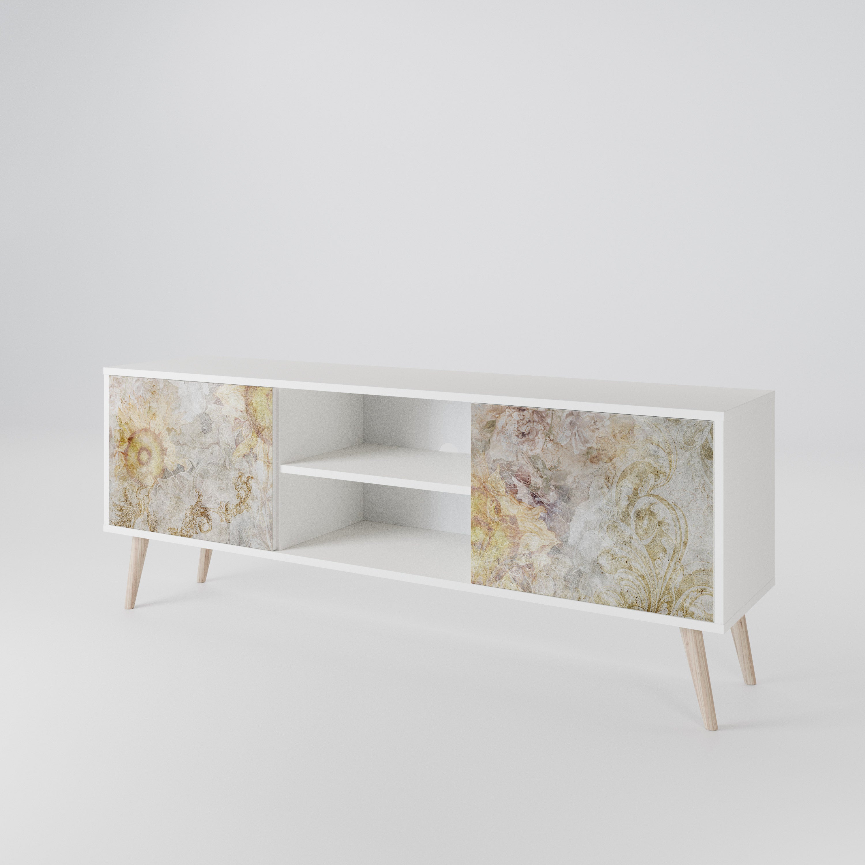 SUNFLOWER BLUR 2-Door TV Cabinet