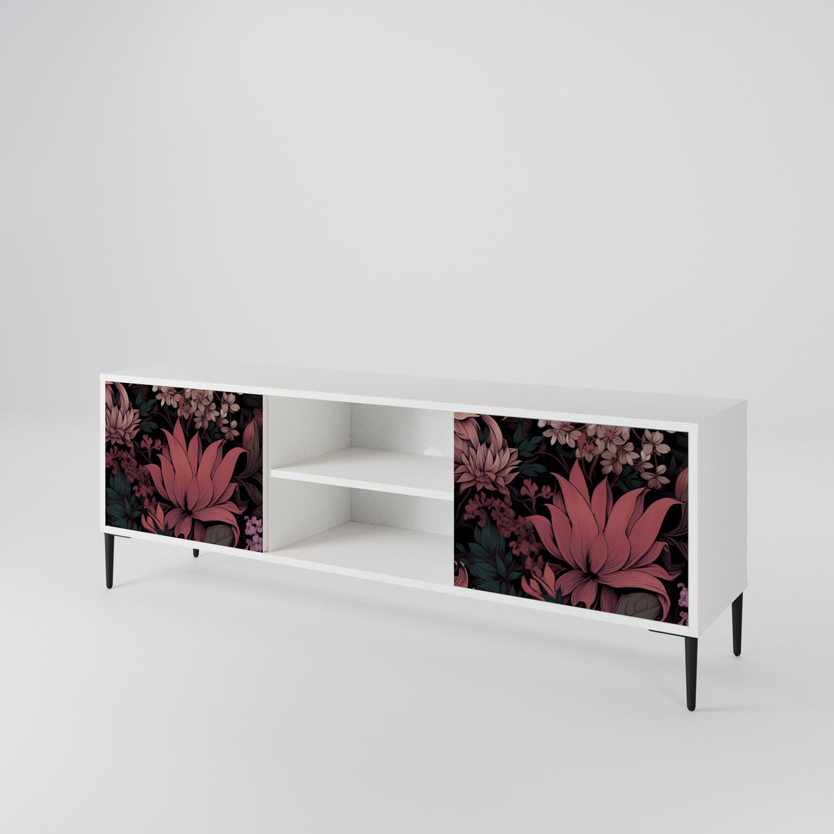 FLORAL WHISPER 2-Door TV Cabinet