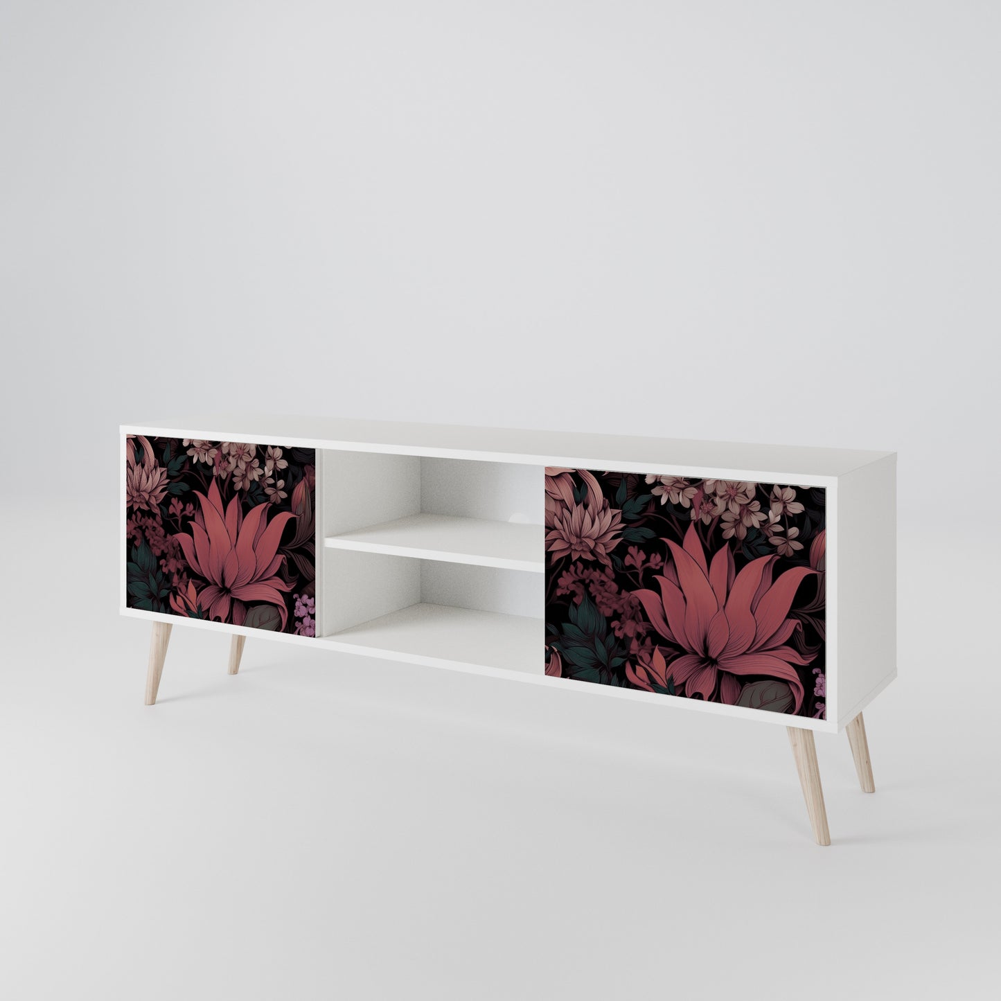 FLORAL WHISPER 2-Door TV Cabinet
