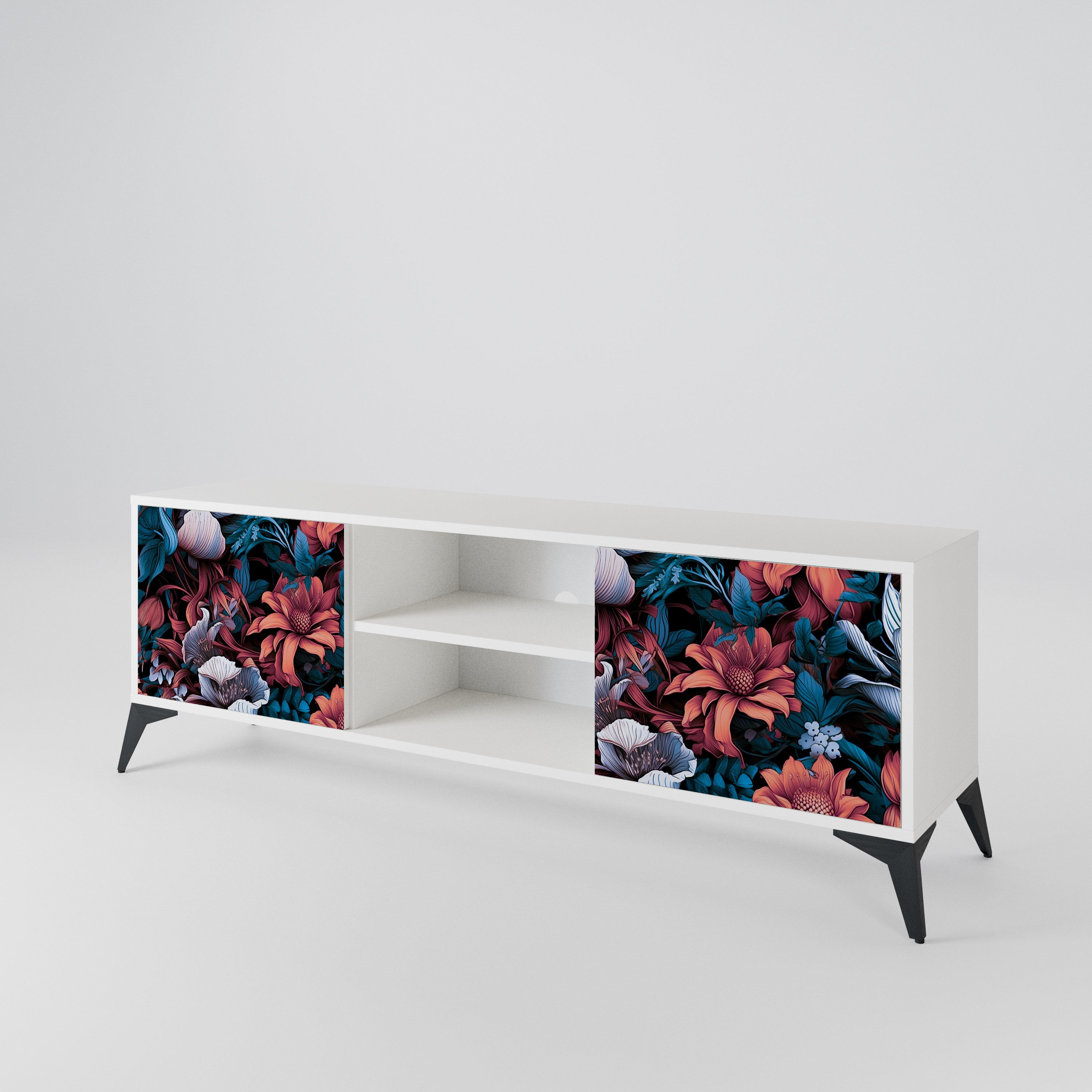 ETHEREAL BLOSSOMS 2-Door TV Cabinet